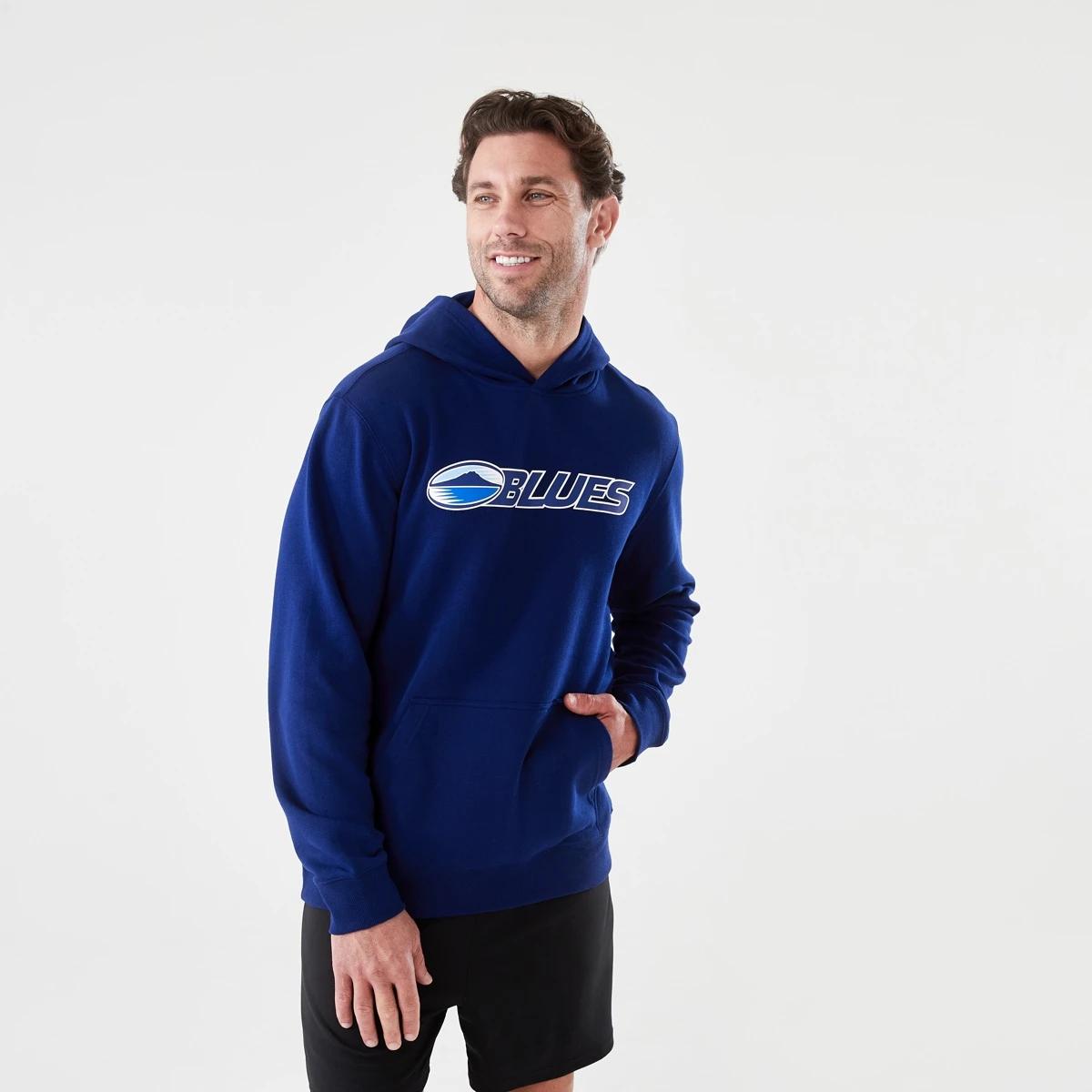 1 Official Super Rugby Adult Hoodie Blues, 1 of 7