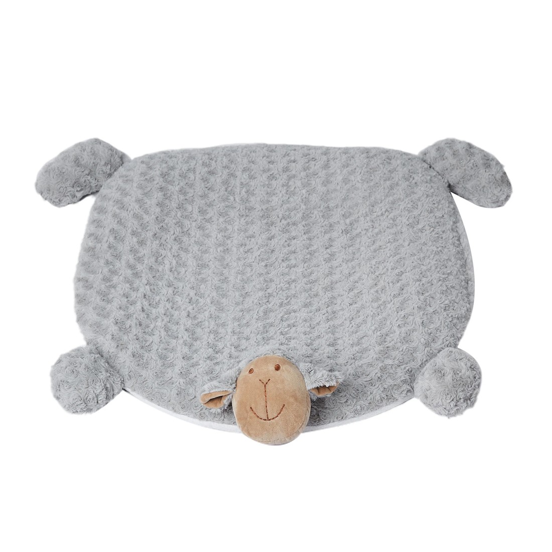 7 Pawz Large Pet Calming Bed With Squeaky Toy Grey, 7 of 7