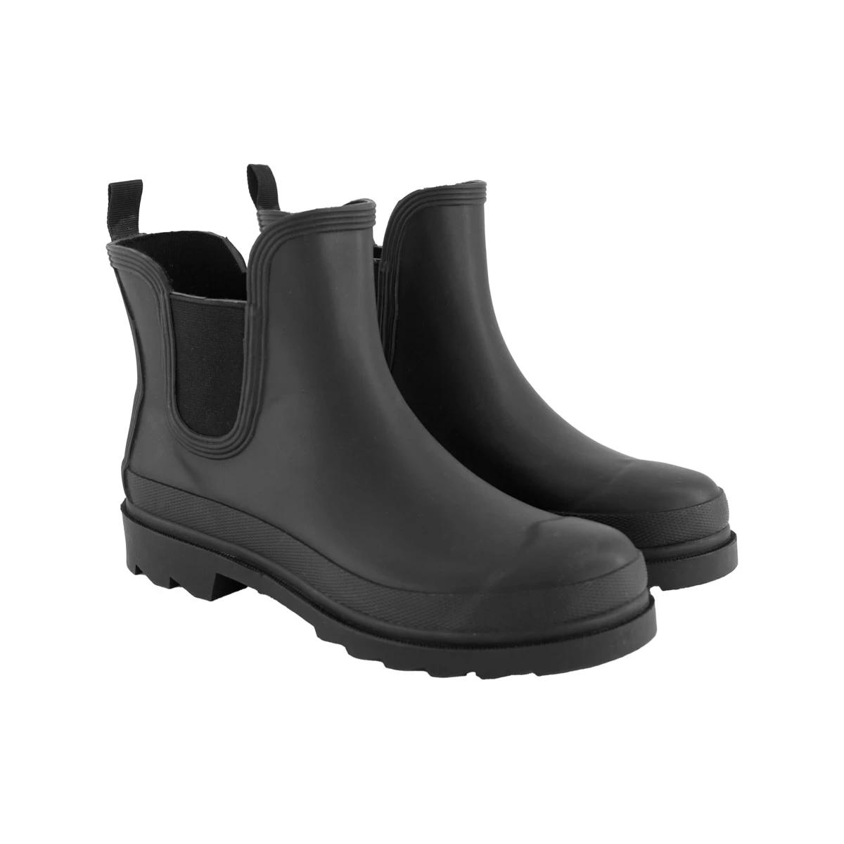 4 Short Chelsea Rainboots BLACK, 4 of 5
