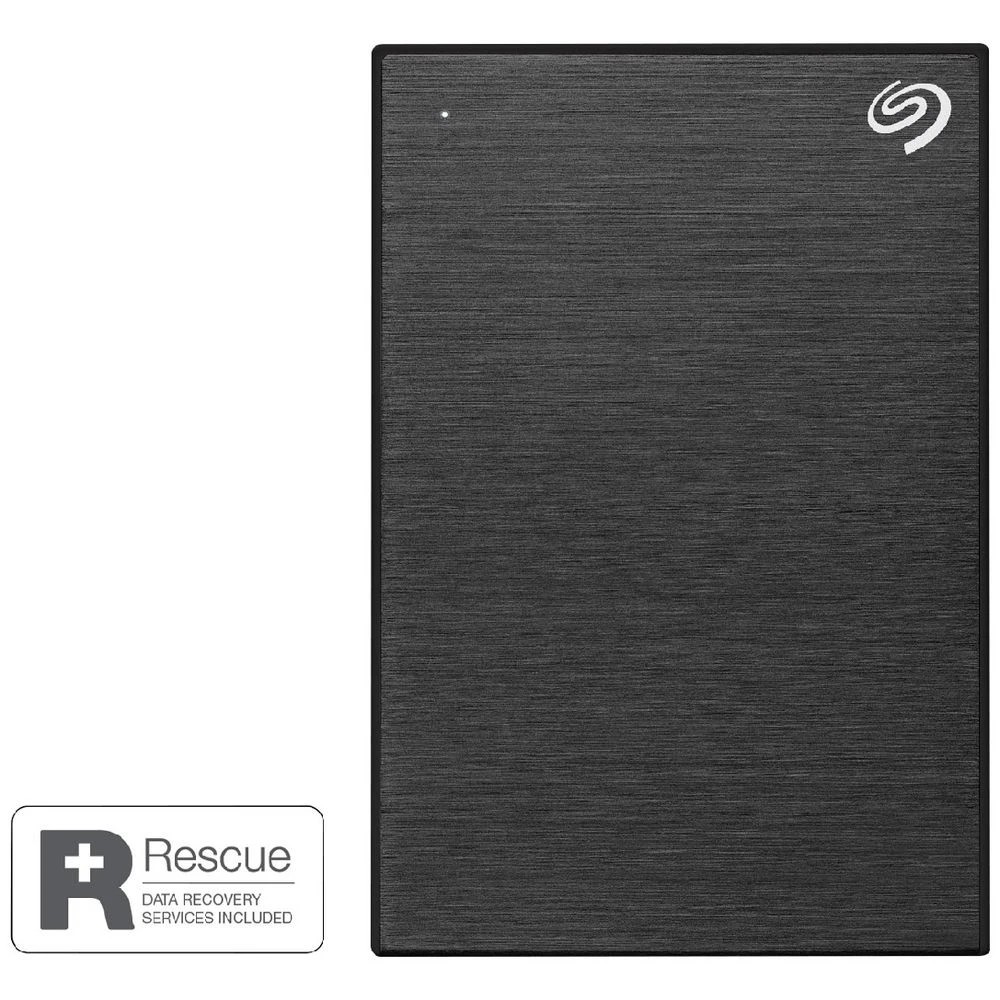 1 Seagate 4TB One Touch Portable Hard Drive Black, 1 of 5