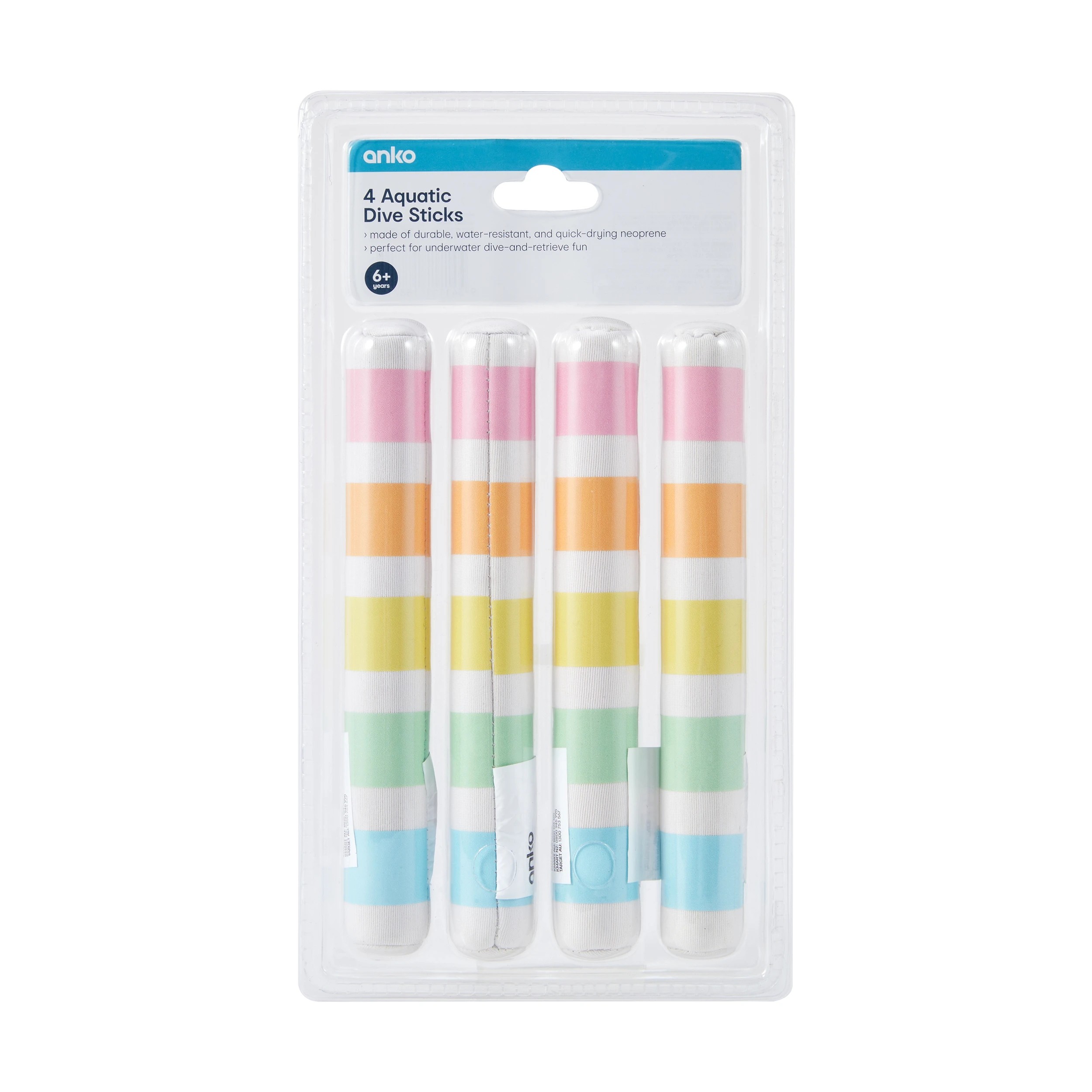 1 4 Pack Aquatic Dive Sticks, 1 of 5