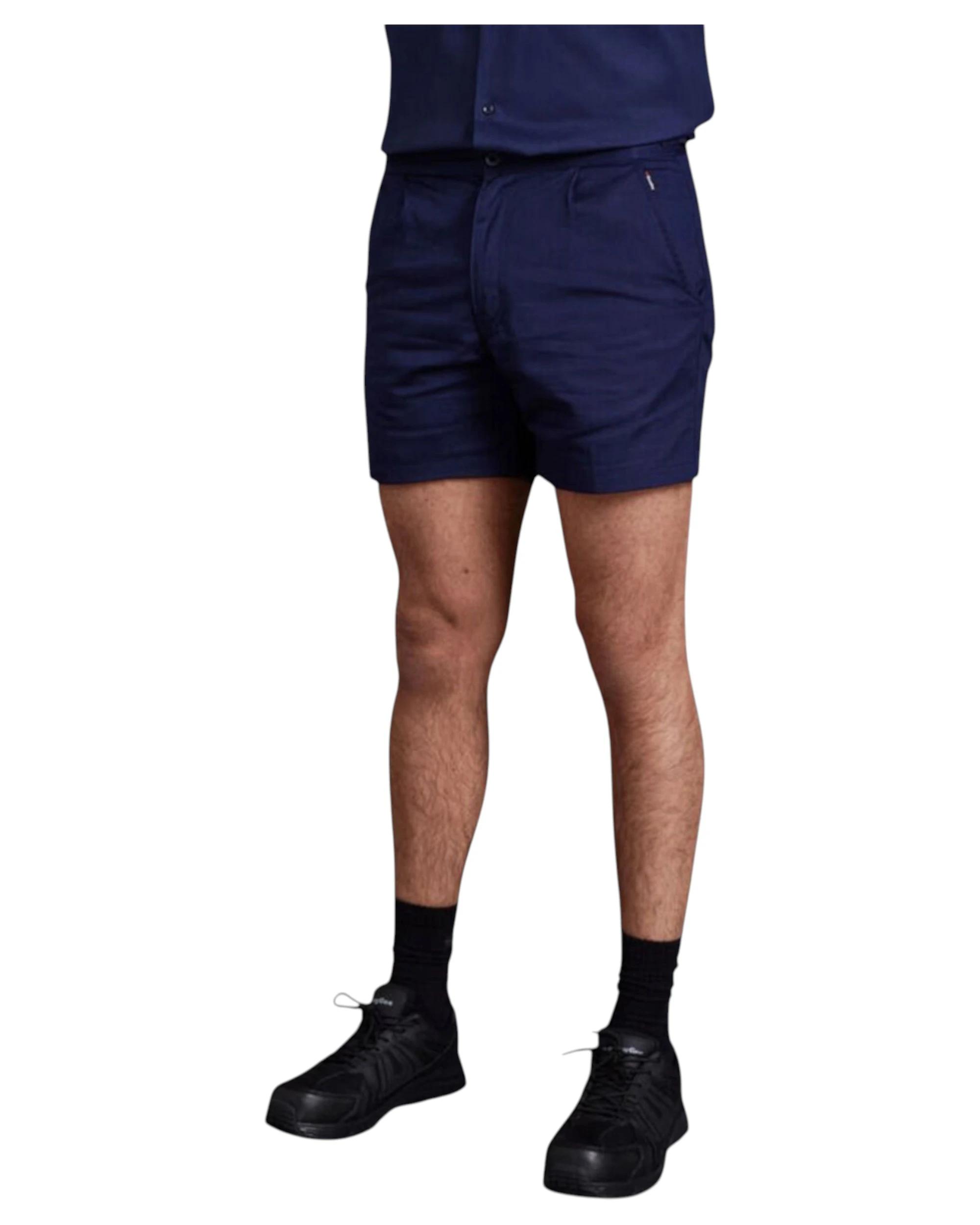 6 KingGee Mens Drill Utility Short Workwear Tradie Trade Navy NAVY, 6 of 6