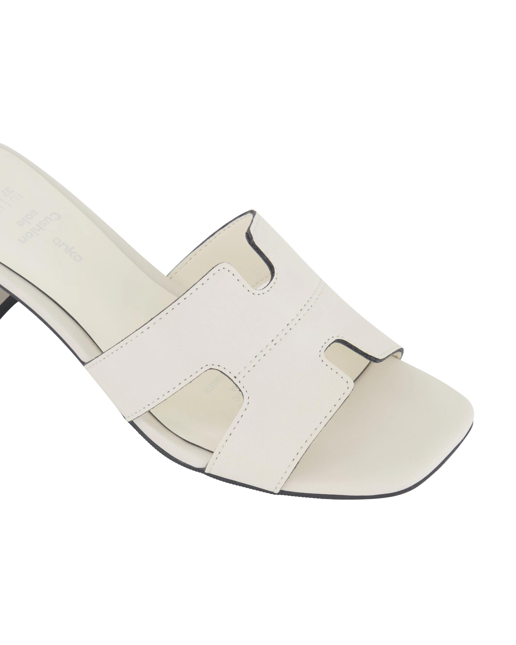 5 Basic Mules Ivory, 5 of 5