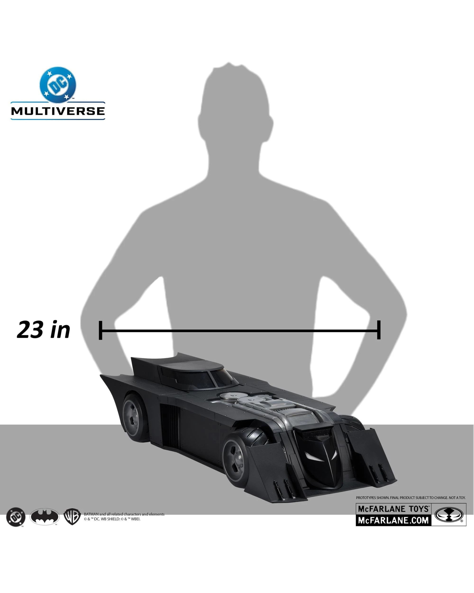 9 DC Multiverse DC Rebirth Batmobile Vehicle for 7 inch Scale Figures, 9 of 10