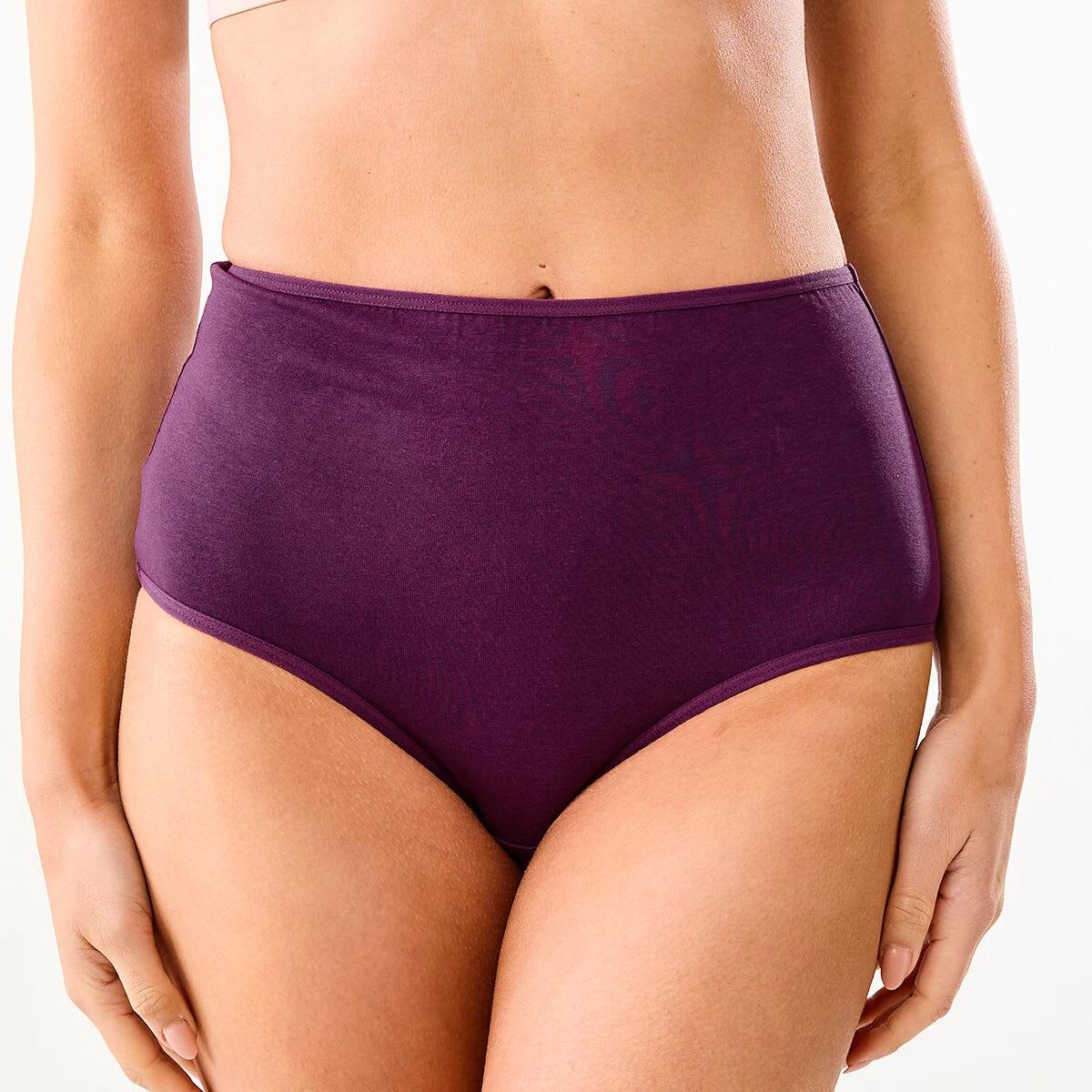 5 7 Pack Cotton Stretch Full Briefs BLACK DOT MULTI, 5 of 10