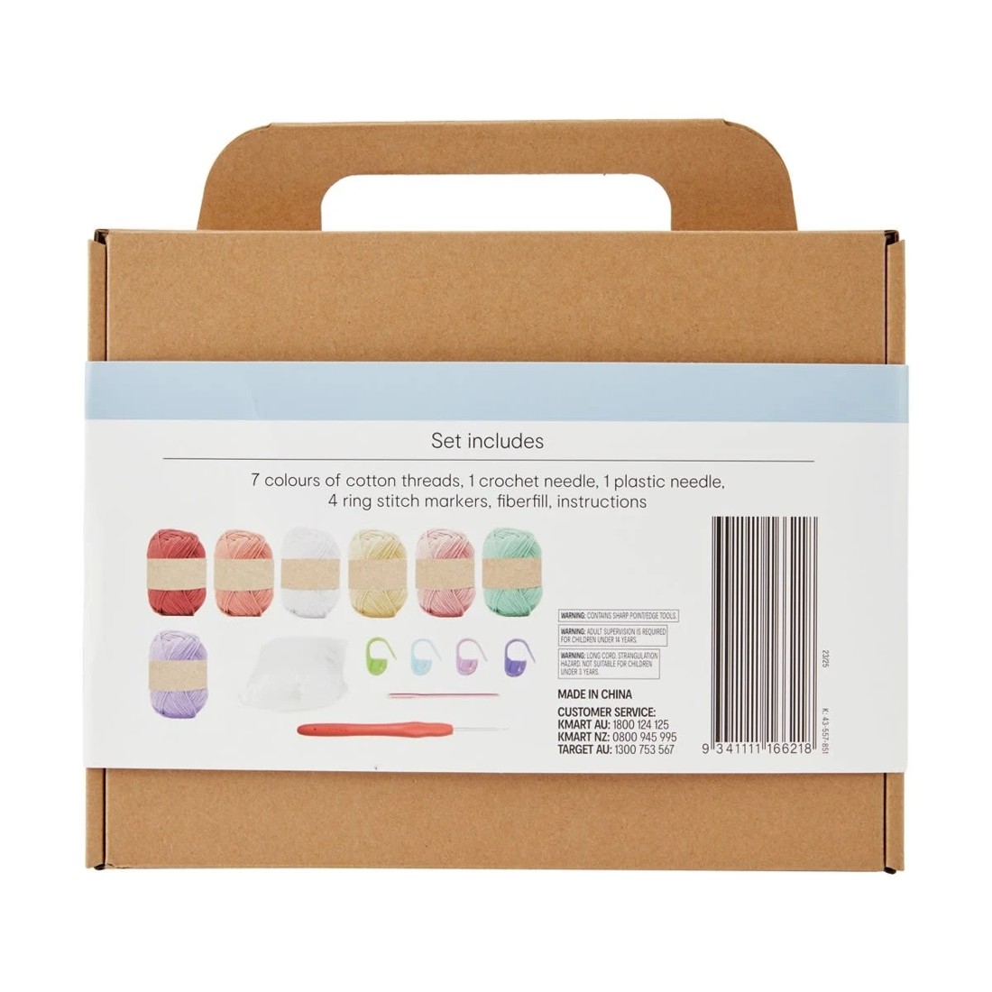 3 Crochet Heart Cushion Kit, 3 of 3