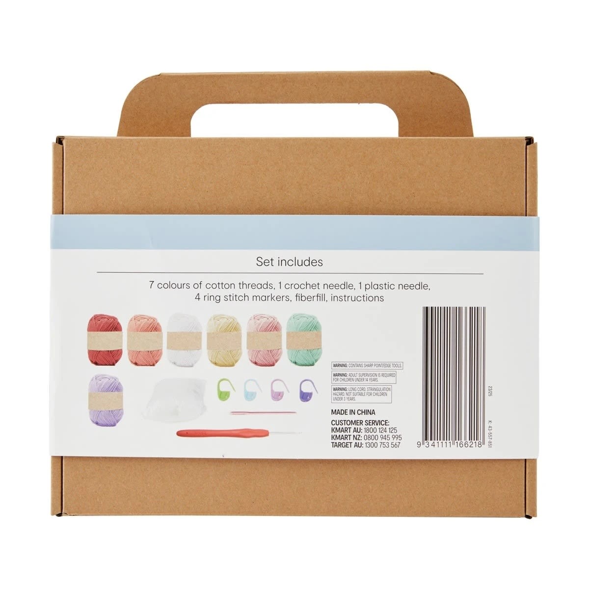 3 Crochet Heart Cushion Kit, 3 of 3