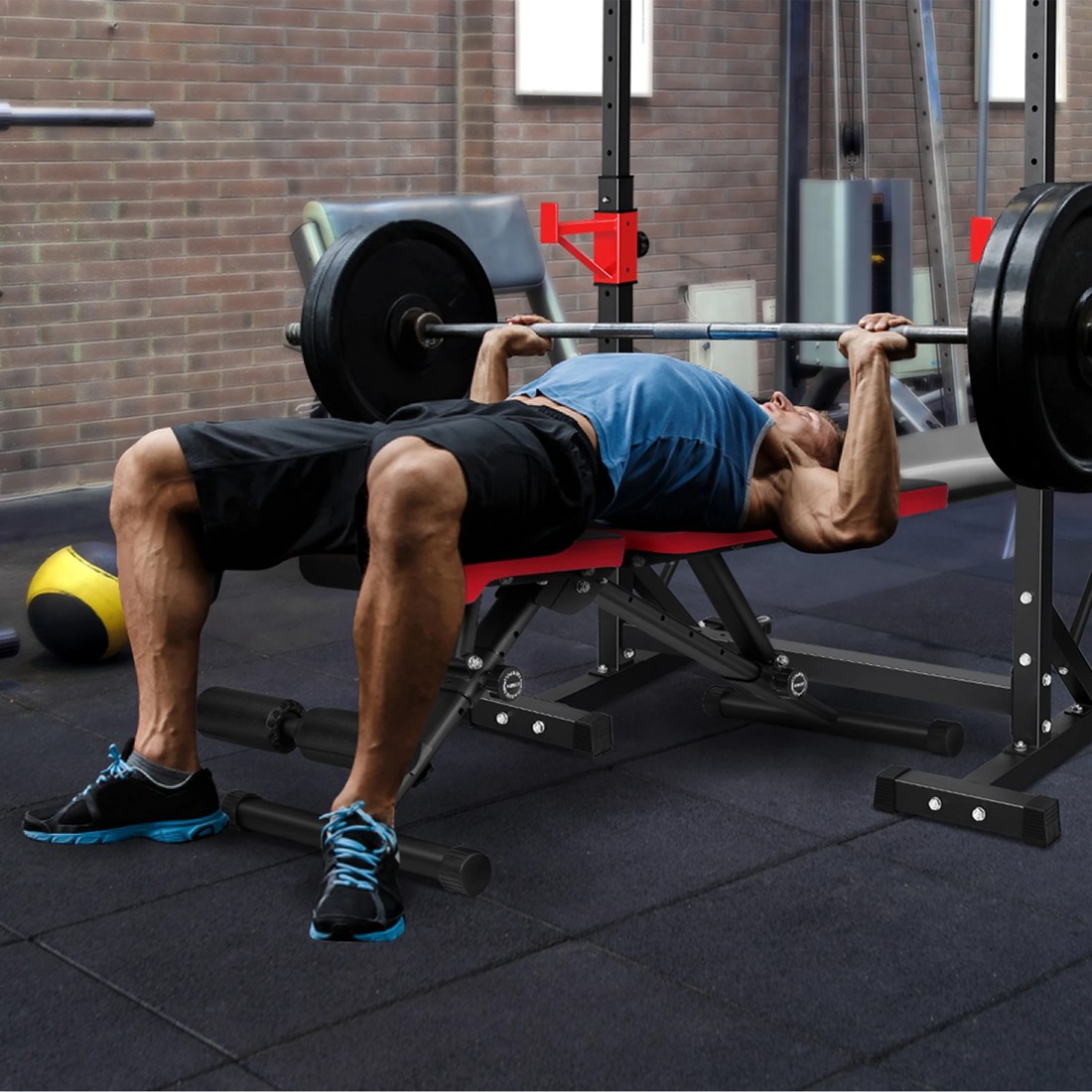 6 Black Lord Weight Bench FID Bench, 6 of 8