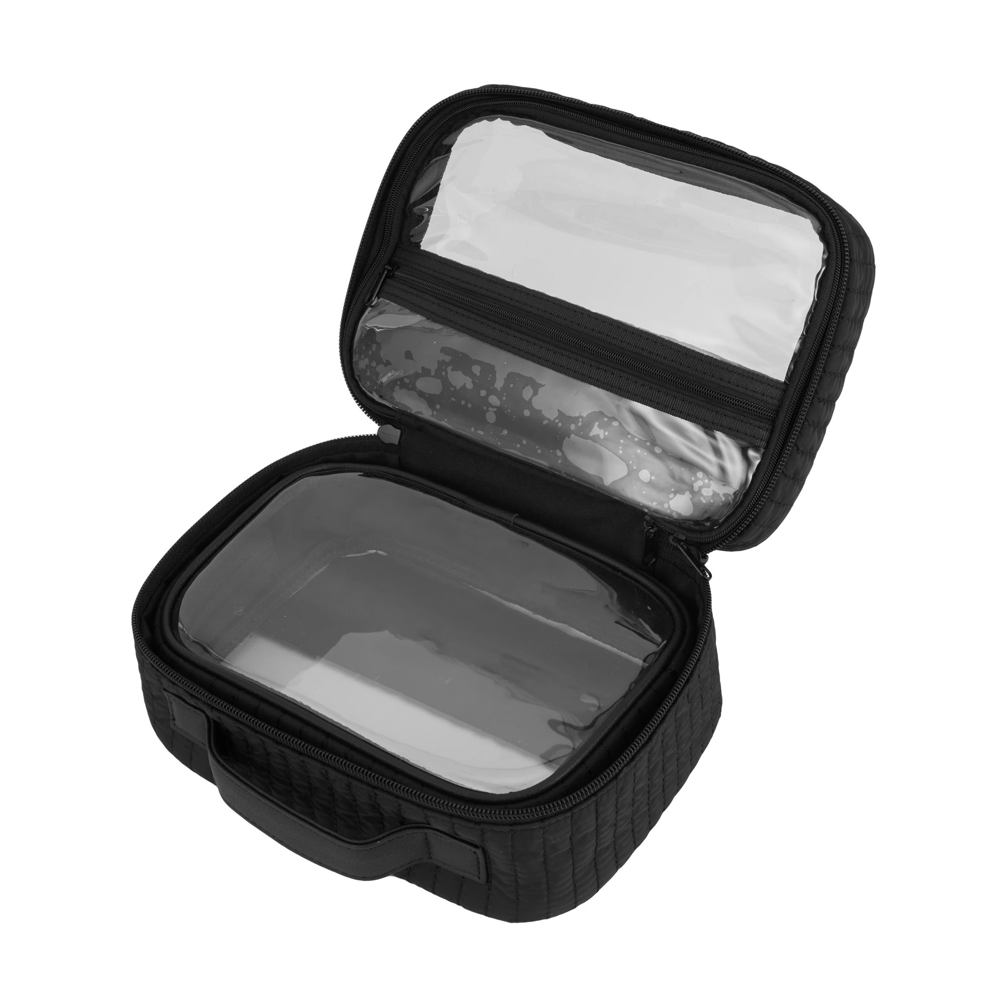 4 OXX Cosmetics 2 Piece Makeup Bag Set - Black, 4 of 5