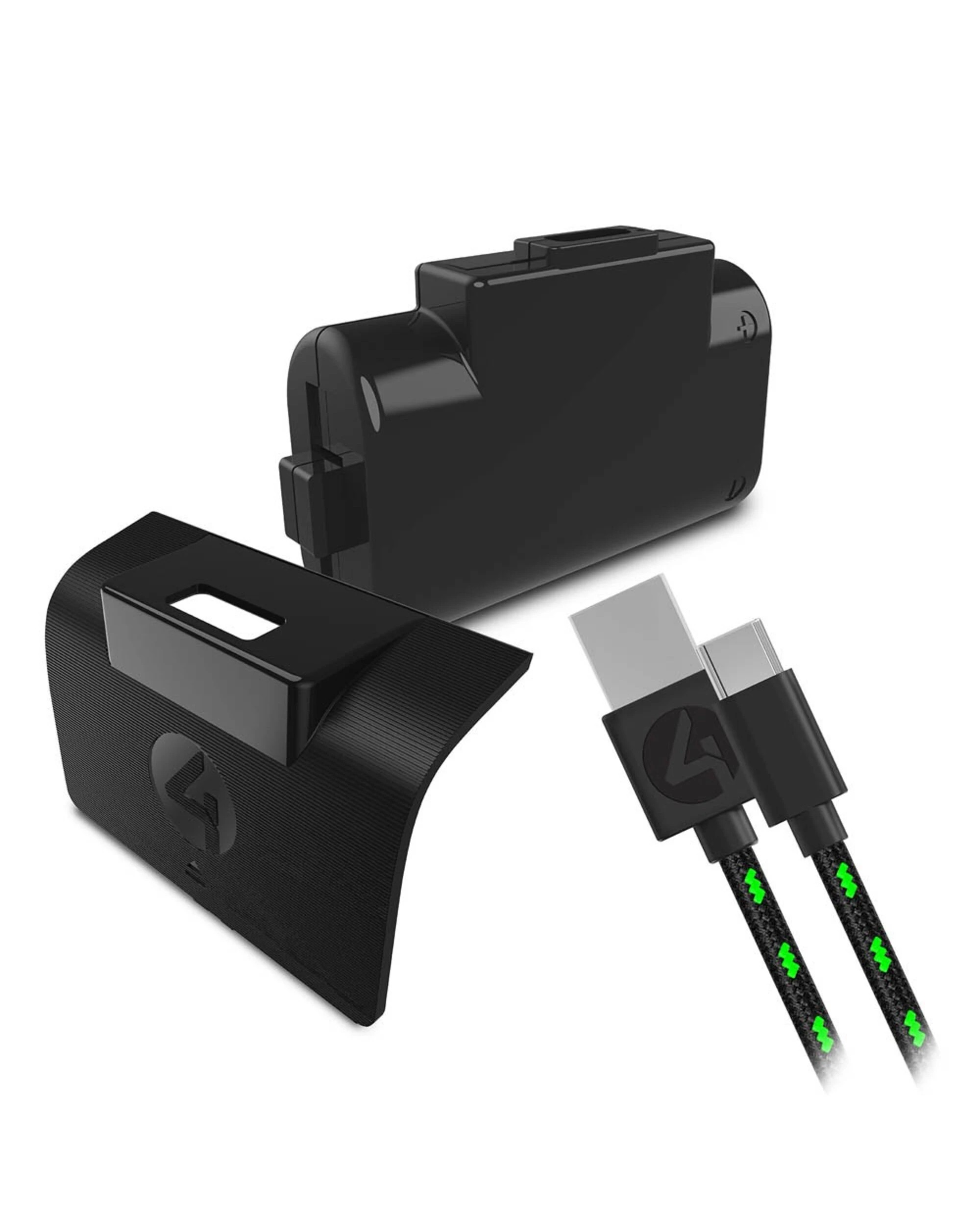 3 4Gamers XBOX Play & Charge Kit - Black, 3 of 5