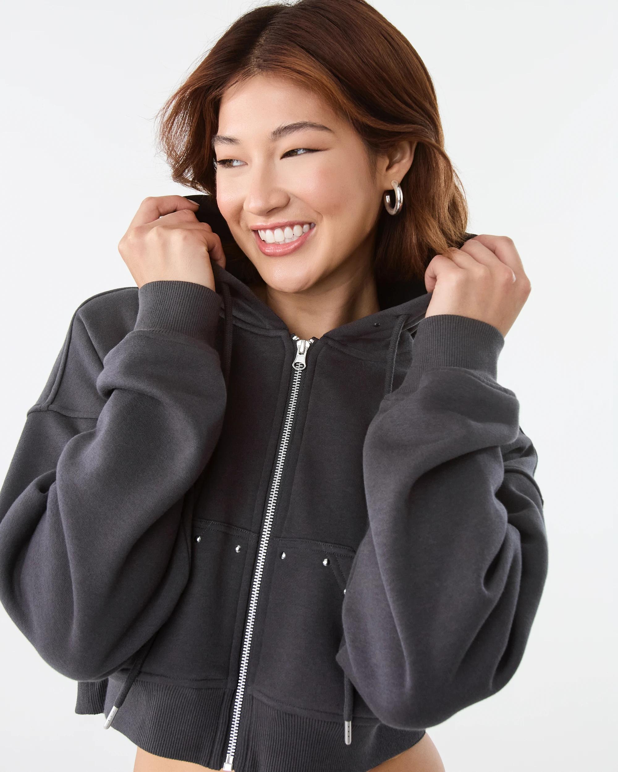 5 Studded Zip Through Hoodie Magnet, 5 of 9