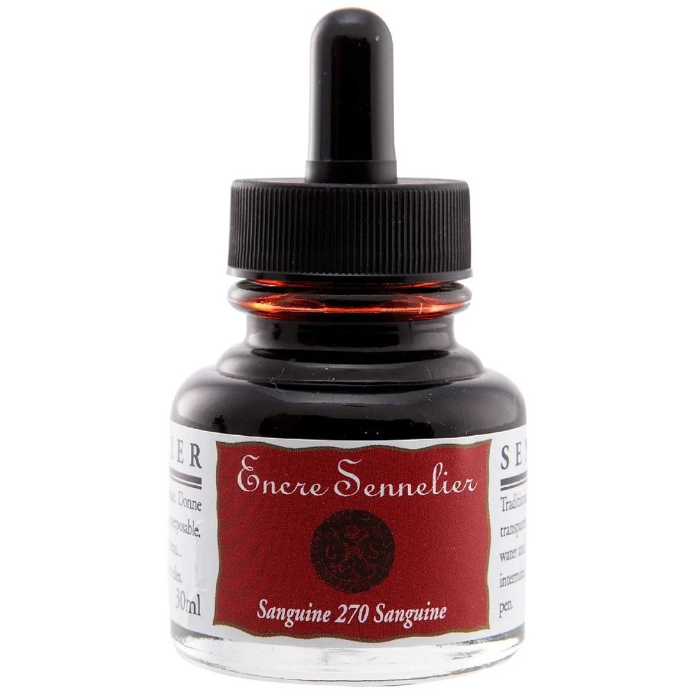 1 Sennelier Encre Drawing Ink 30mL Sanguine, 1 of 2