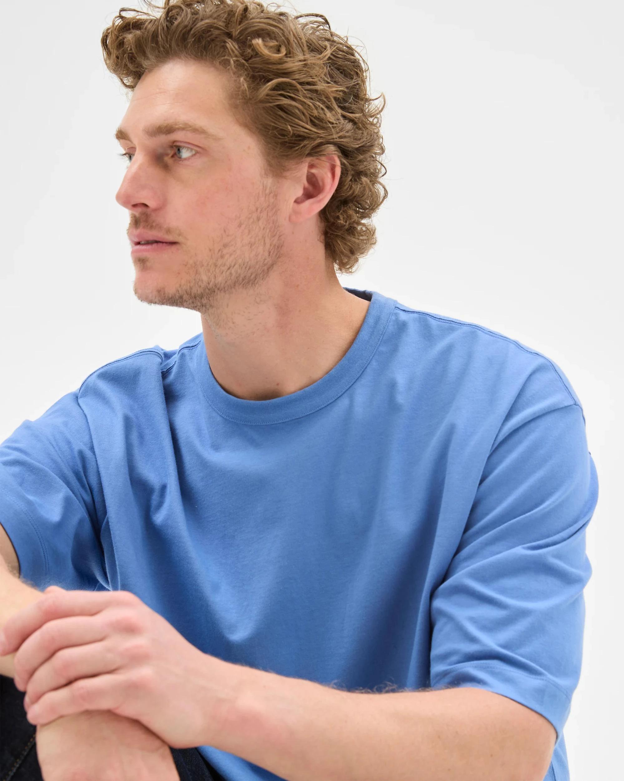 3 Target Australian Cotton Oversized T-Shirt BRIGHT BLUE, 3 of 6