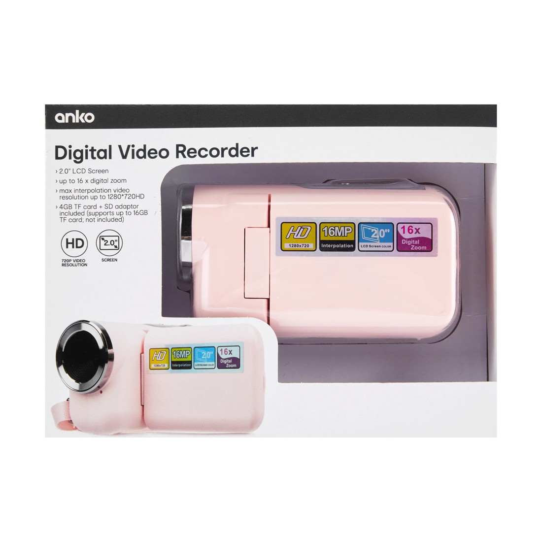 7 Digital Video Recorder - Blush Pink, 7 of 8