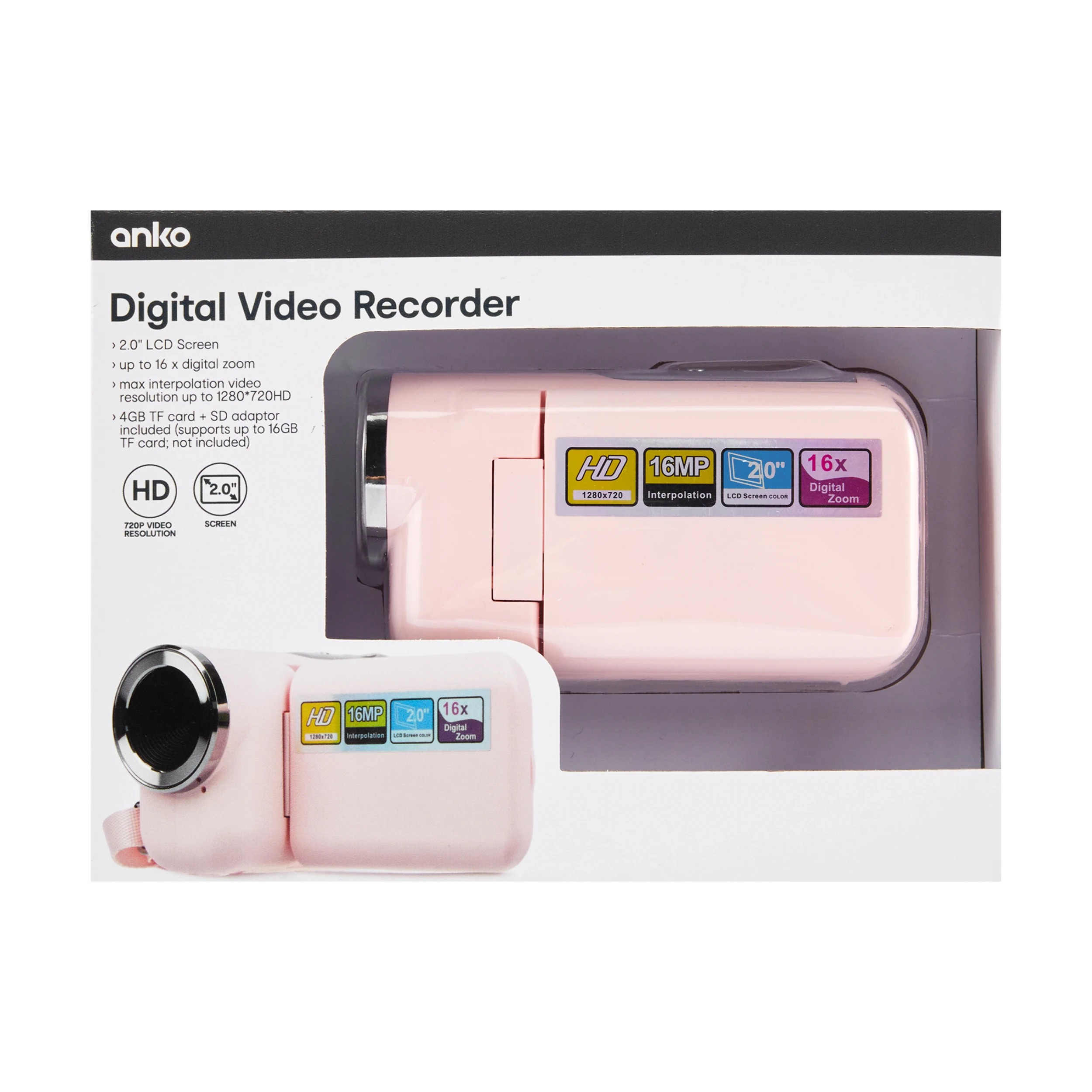 7 Digital Video Recorder - Blush Pink, 7 of 8