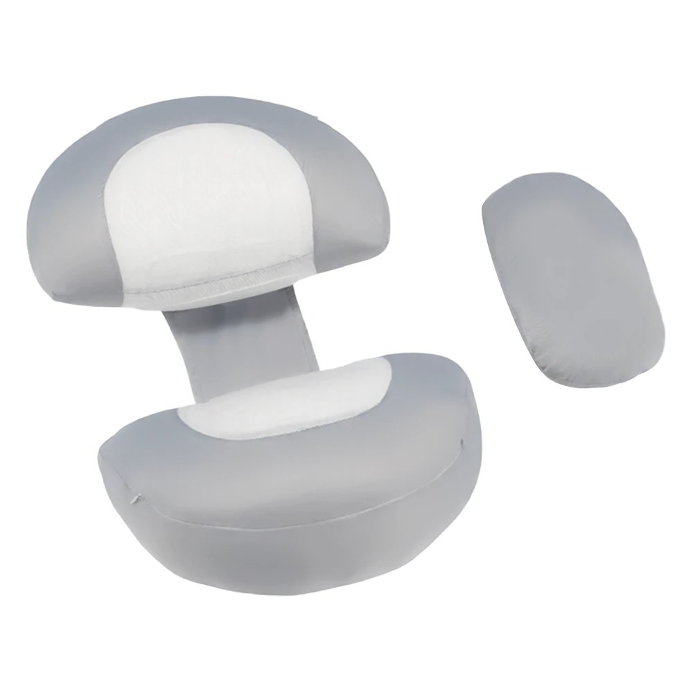 1 PlayPals 3PCS Cooling Pregnancy Pillows Maternity Cushion For Back Belly Neck - Grey, 1 of 3