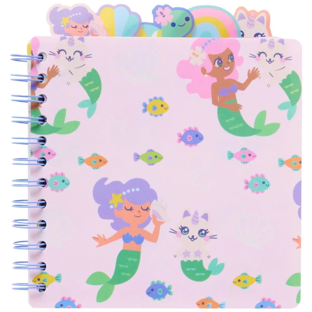 1 Studymate Purrmaid A5 Notebook with Dividers 192 Pages, 1 of 6