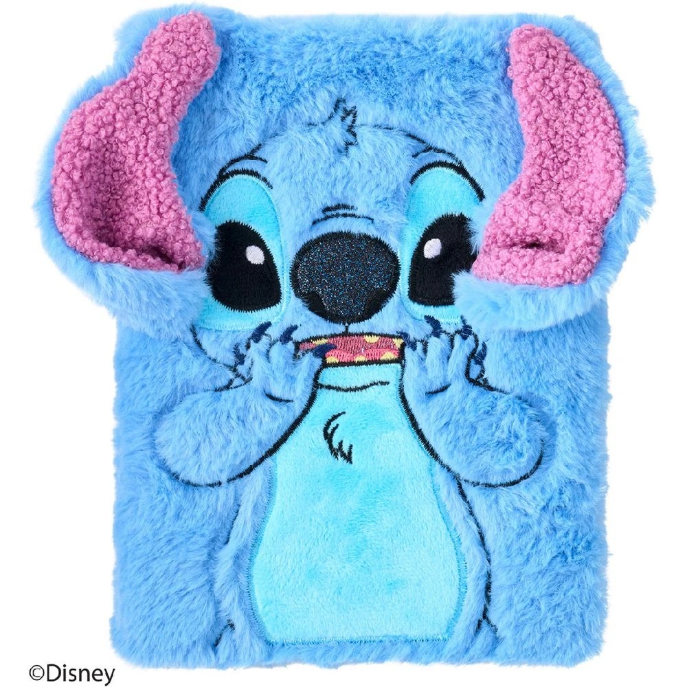 1 Disney Stitch A5 Fluffy Notebook, 1 of 5