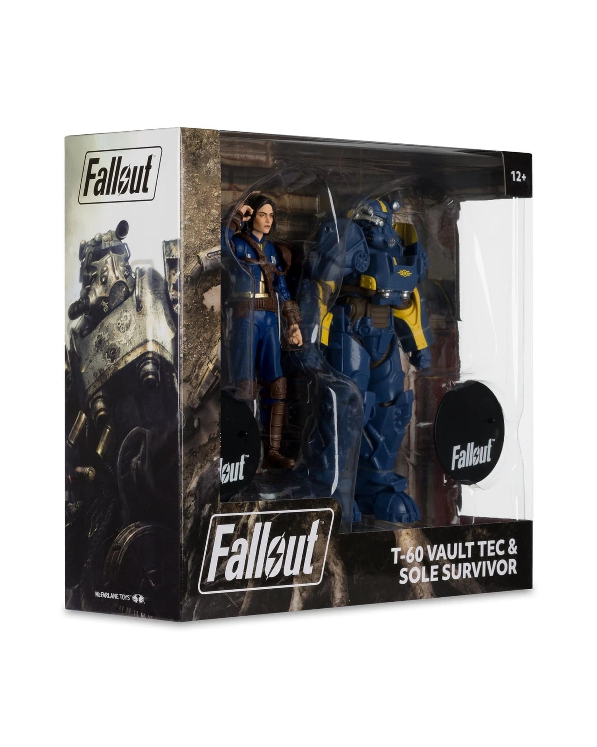 9 Fallout 4 T-60 Vault Tec and Sole Survivor 7 inch Action Figure 2 Pack, 9 of 10