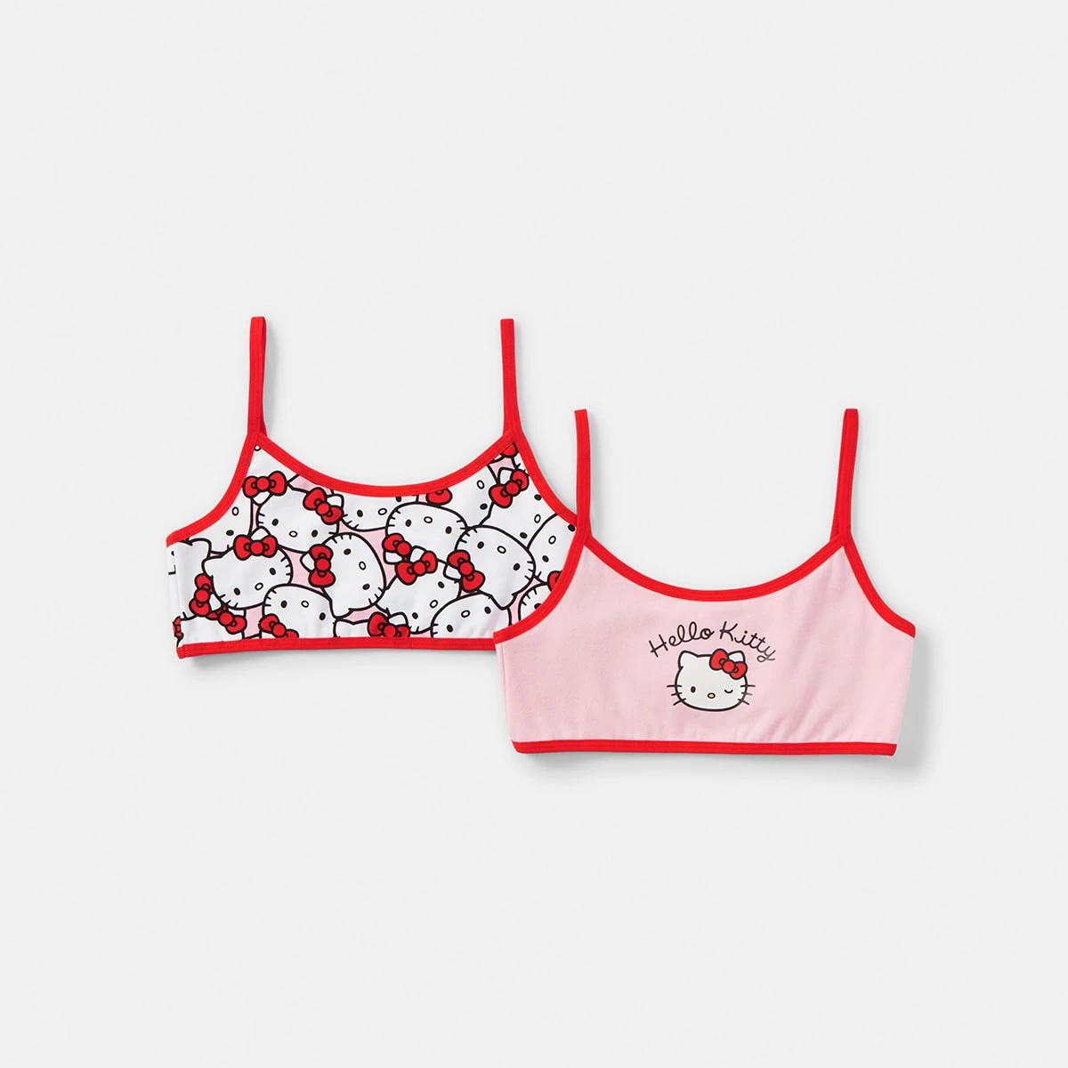 1 2 Pack Hello Kitty License Crop Top Hellokitty, 1 of 3