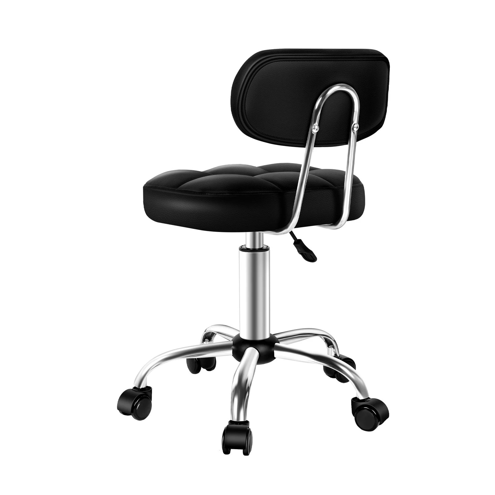 8 Alfordson Salon Stool Backrest Swivel Barber Hair Dress Chair Tufan - Black, 8 of 9