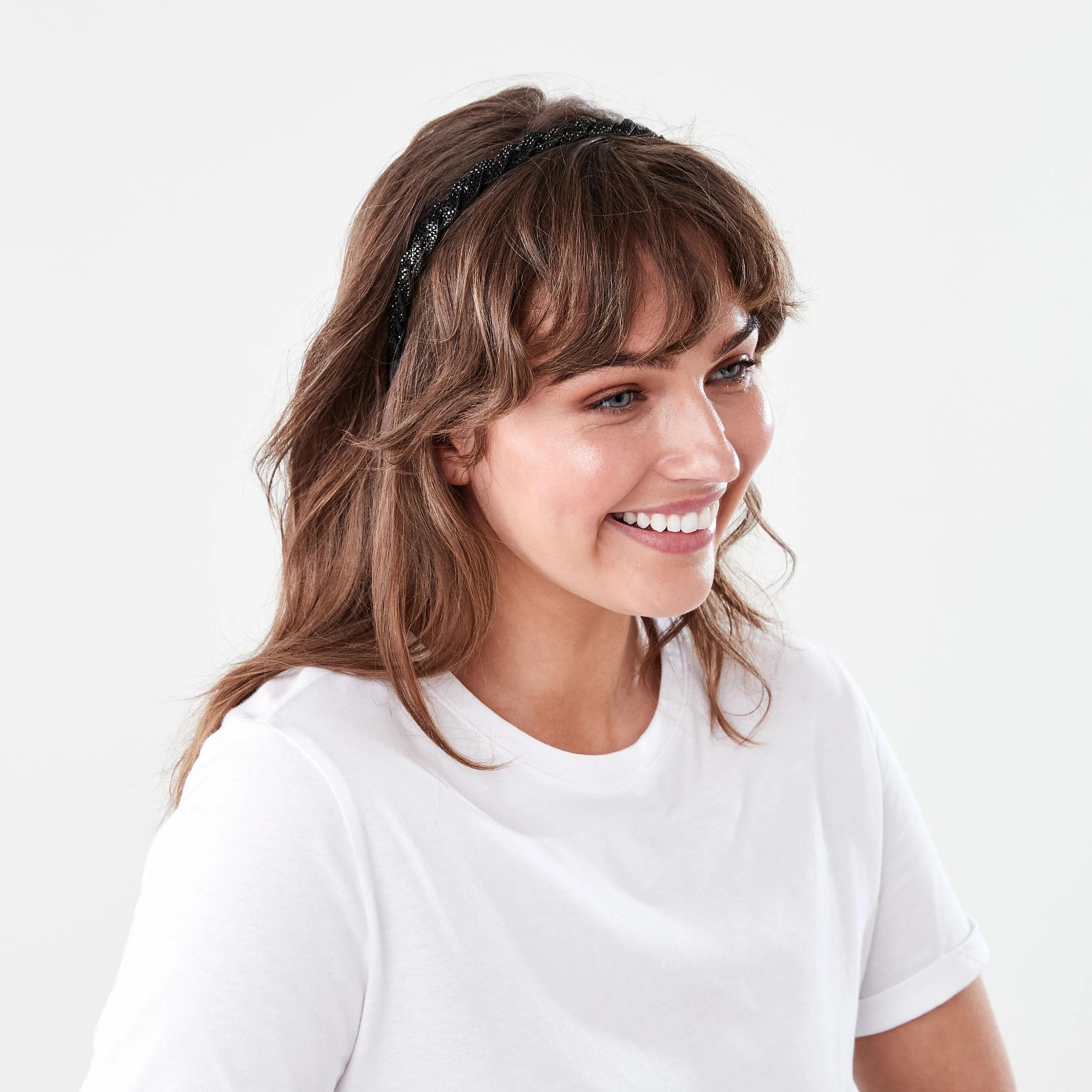 3 Sparkly Headband - Black Black, 3 of 4