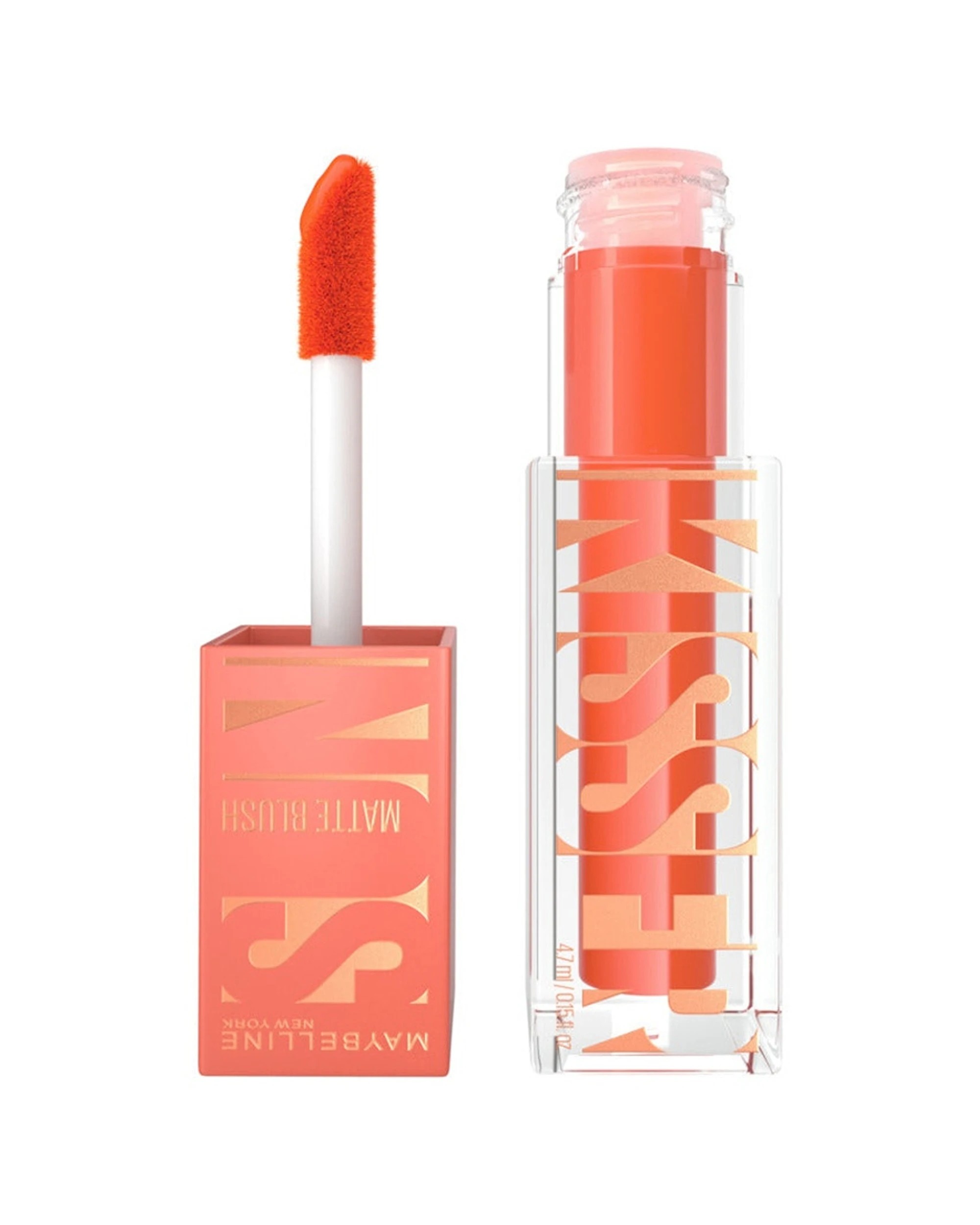 2 Maybelline Sunkisser Multi-Use Liquid Matte Blush 34 Peachy Quench, 2 of 3