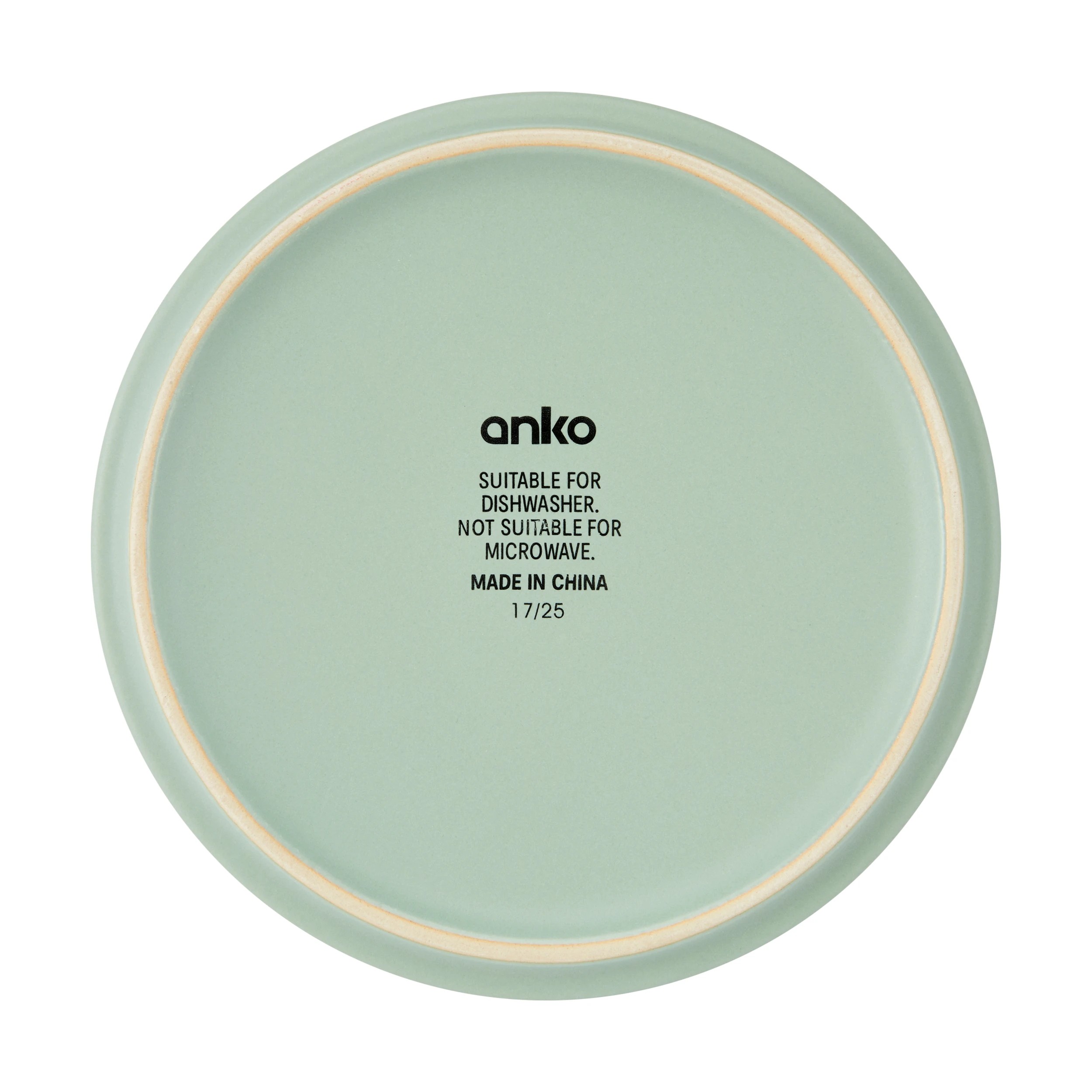 4 Pet Bowl Ceramic - Medium, Green, 4 of 4