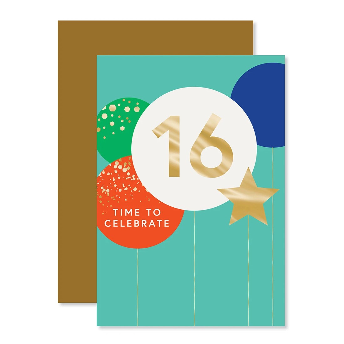 1 Connections from Hallmark Birthday Card - 16th Birthday Balloon, 1 of 3