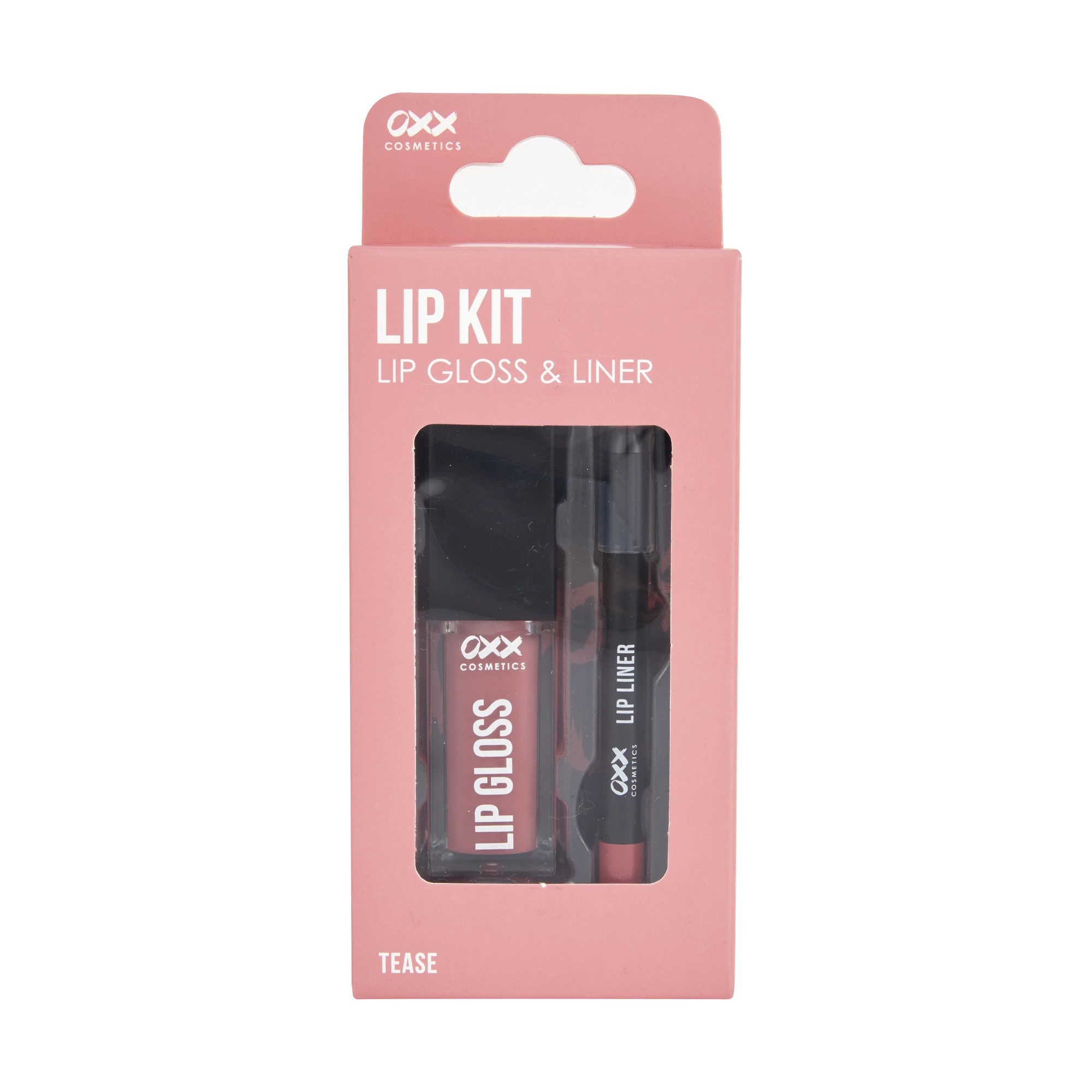 1 OXX Cosmetics 2 Piece Lip Kit - Tease, 1 of 7