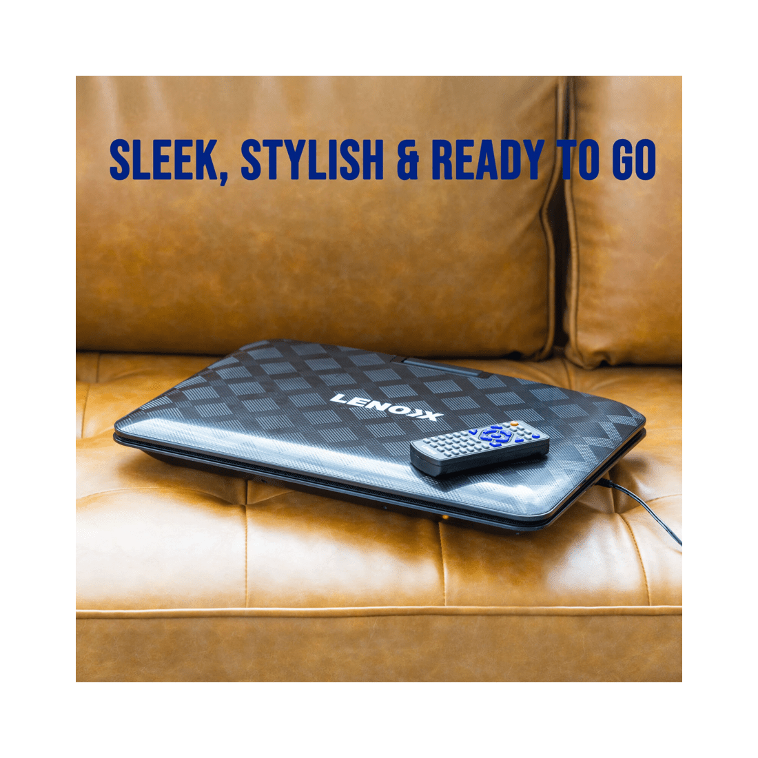 6 Lenoxx 15.4" Swivel Portable DVD Player & Screen, Rechargeable Entertainment, 6 of 7