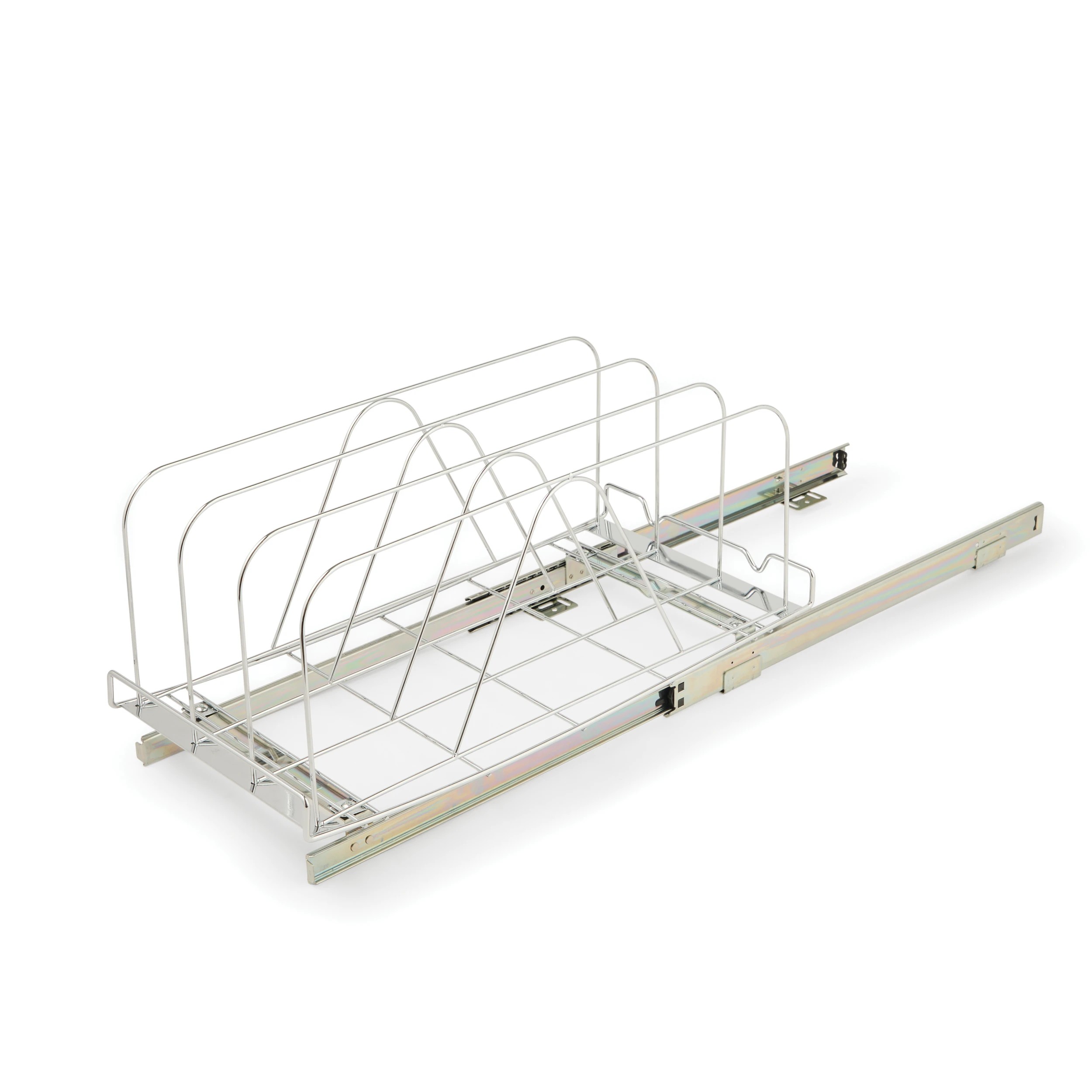 8 Chrome Pull-out Drawer Sliding Organiser, 8 of 10