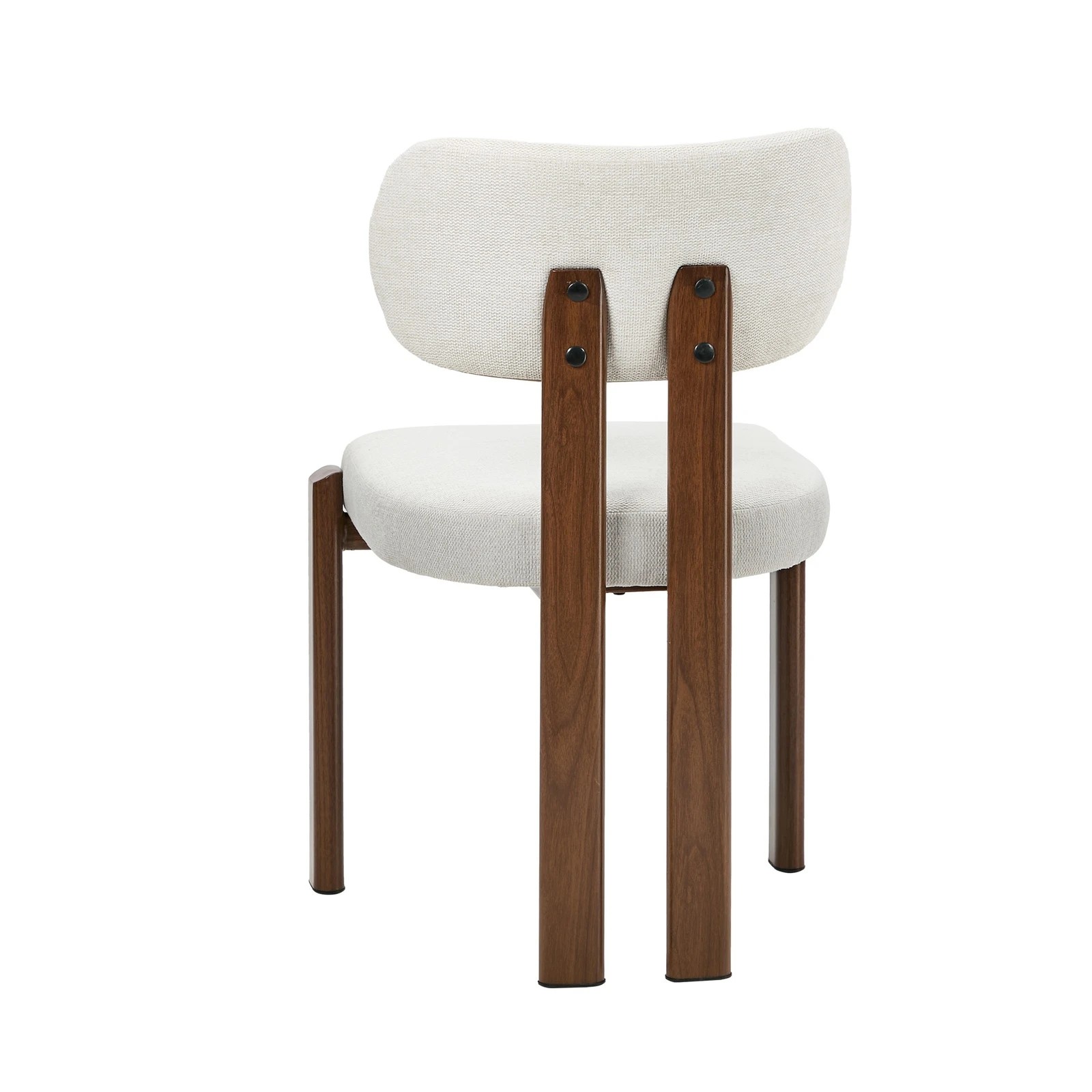 9 Oikiture Set of 4 Dining Chairs Linen Fabric Kitchen Padded Seat - Multi, 9 of 9