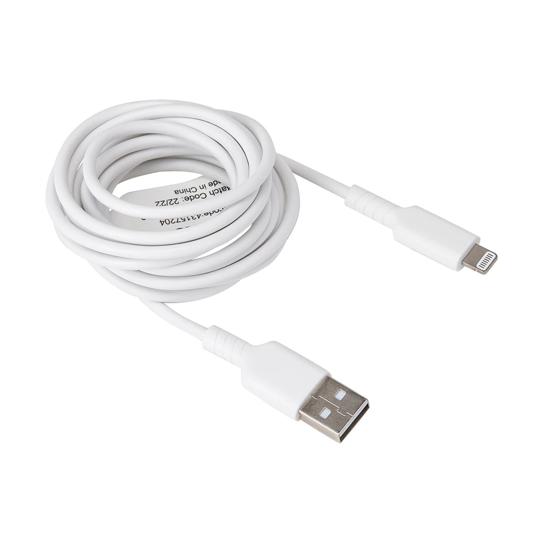 3 USB to Lightning Cable - 2m, White, 3 of 4