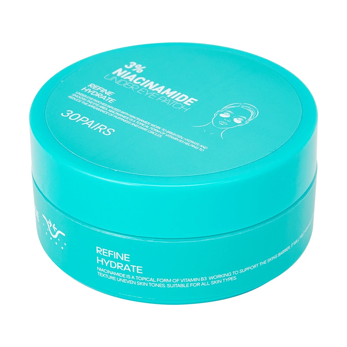 6 30 Pairs Refine Hydrate Under Eye Patch - 3% Niacinamide, 6 of 9