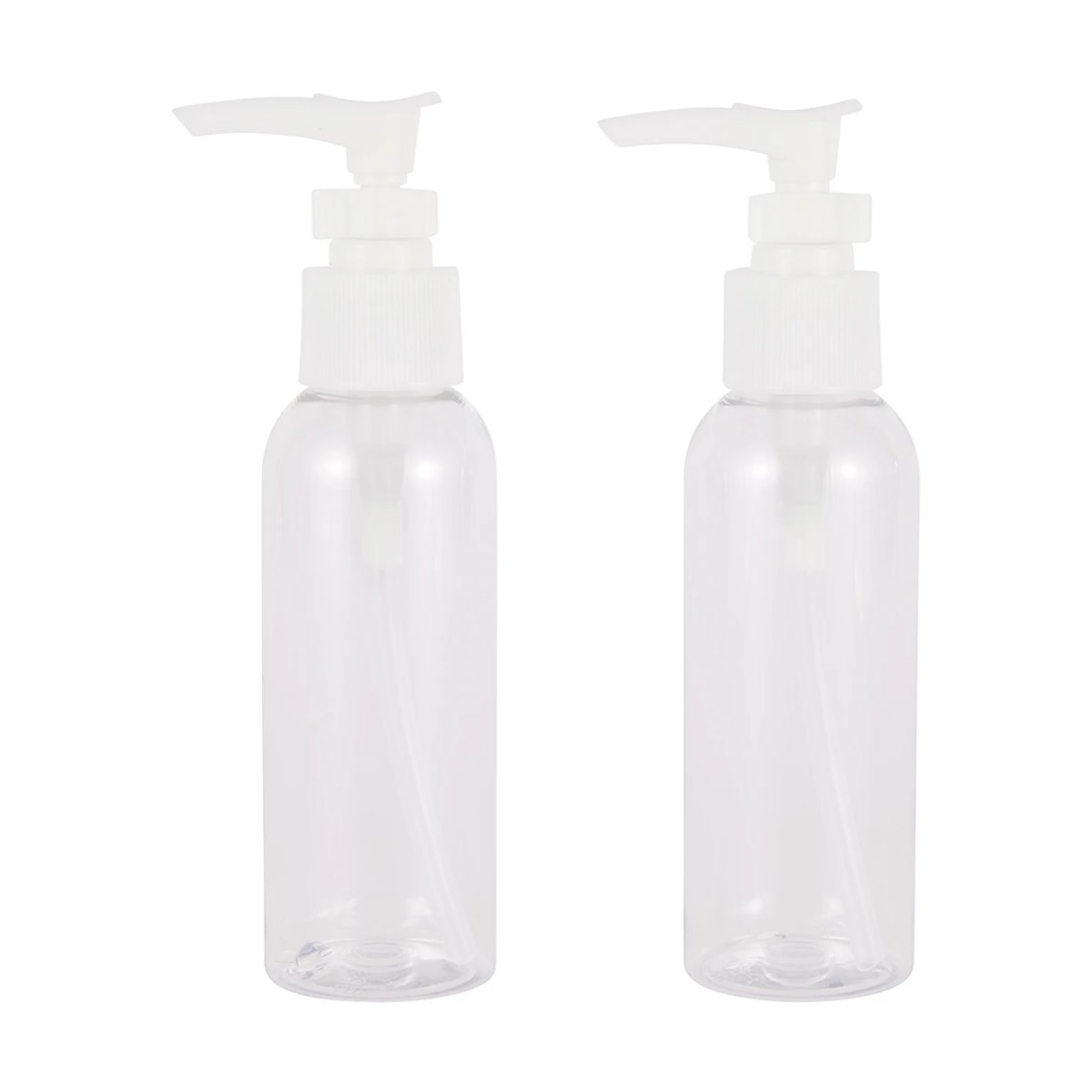 2 OXX Travel 2 Pack Pump Bottles - White and Clear, 2 of 9