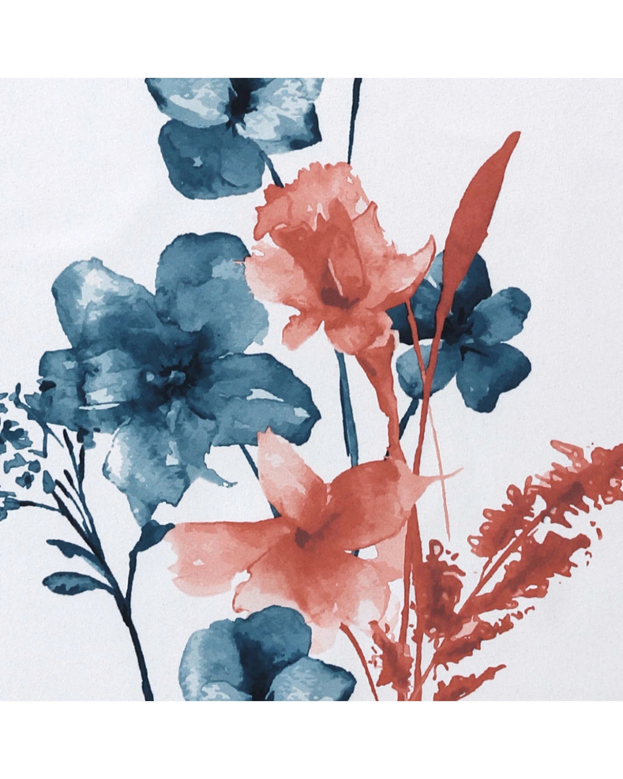 3 Smarcute Blockout Cattleya Floral Grommet Curtain - 2X 132x243cm - Multi, 3 of 4