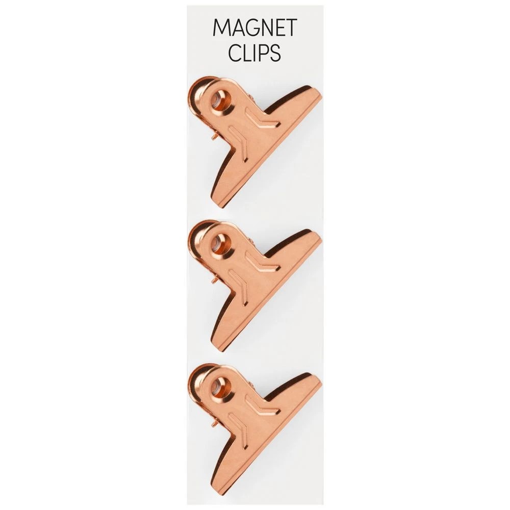 1 Three By Three Wide Clip Magnets Copper 3 Pack, 1 of 3
