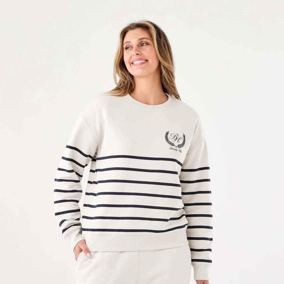 1 Relaxed Print Sweatshirt Bev Hills, 1 of 6