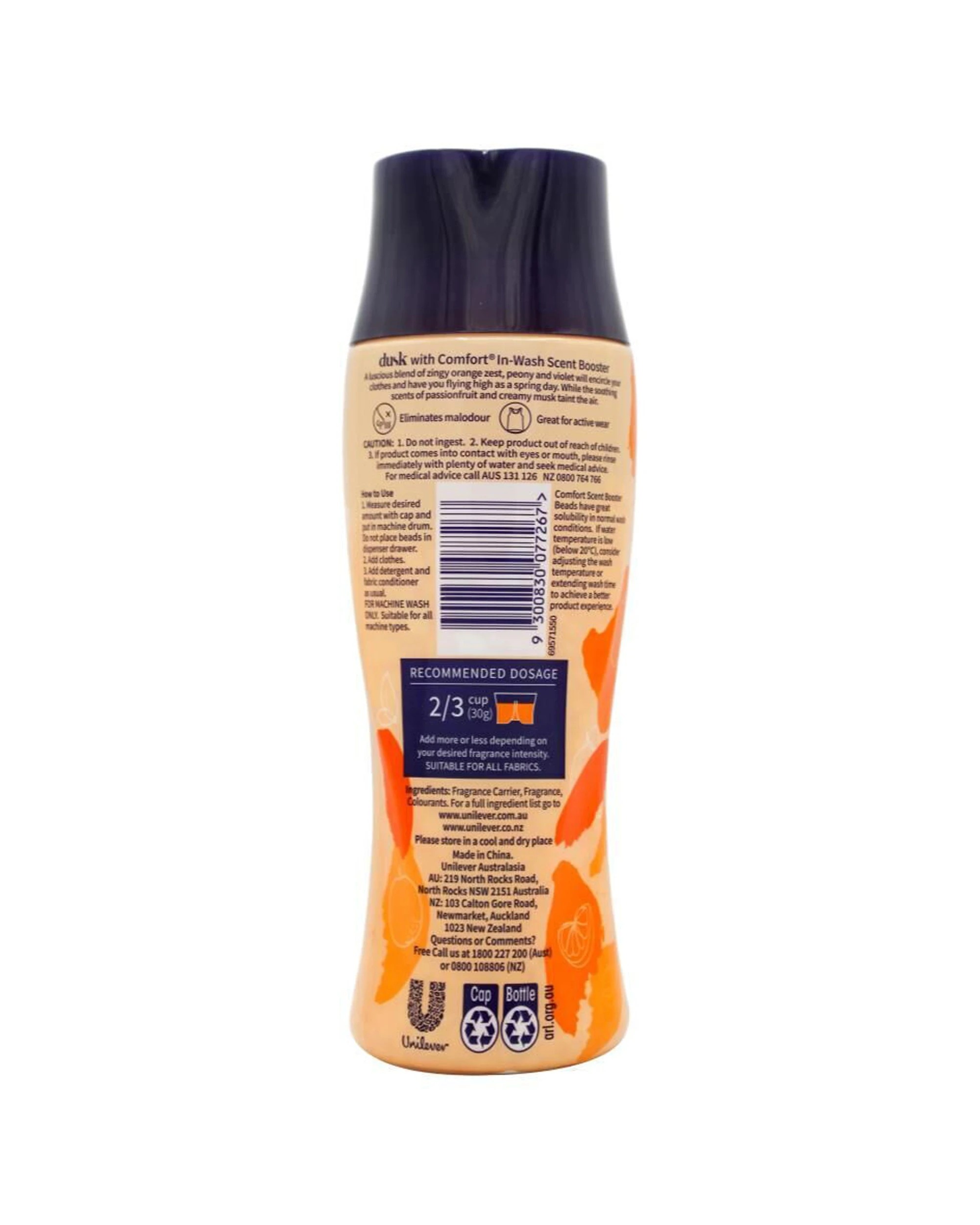 4 Comfort In Wash Scent Booster 6 Pack Dusk Orange Spring 200g Fabric Freshner - Orange, 4 of 4