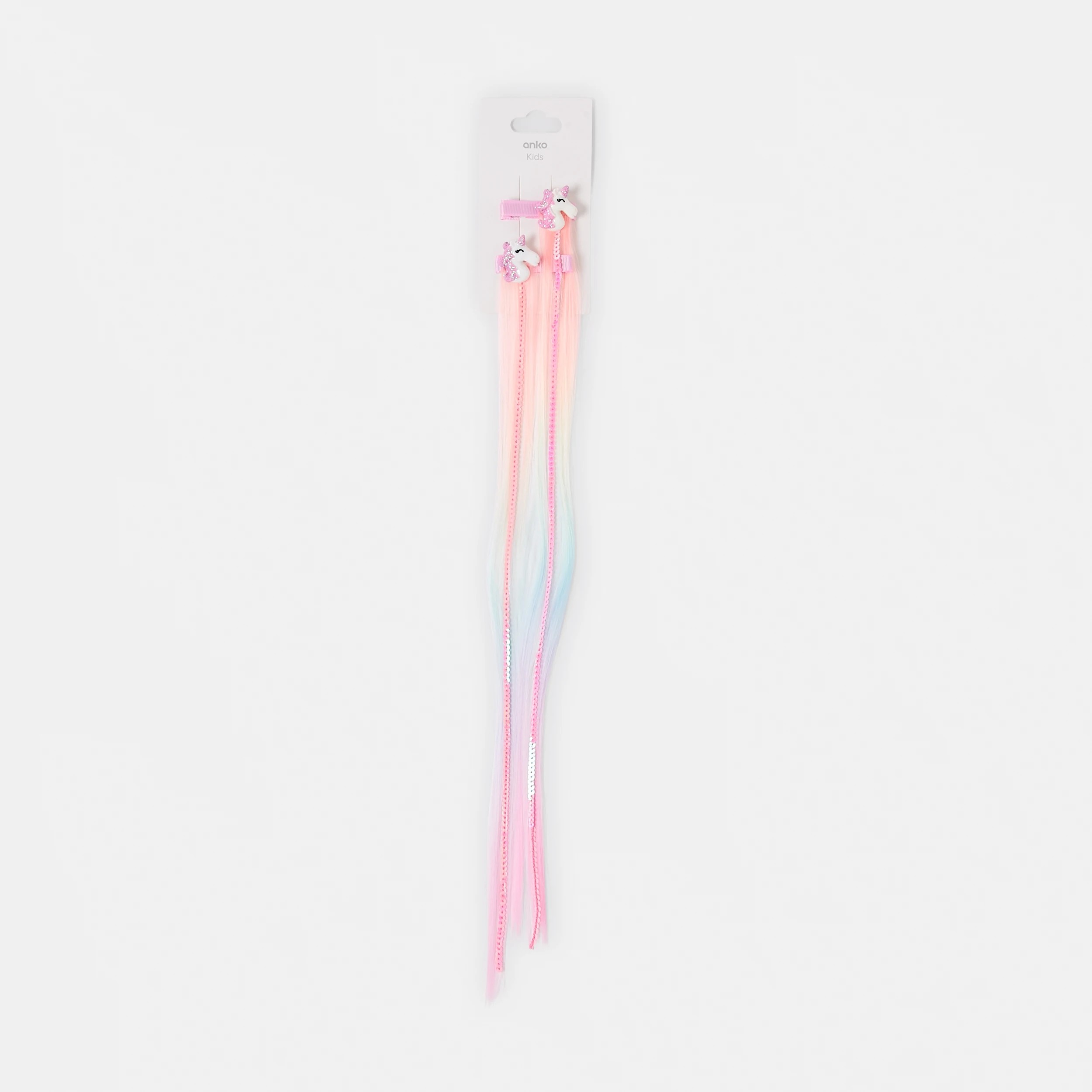 3 2 Pack Unicorn Hair Extension Hair Clip, 3 of 3