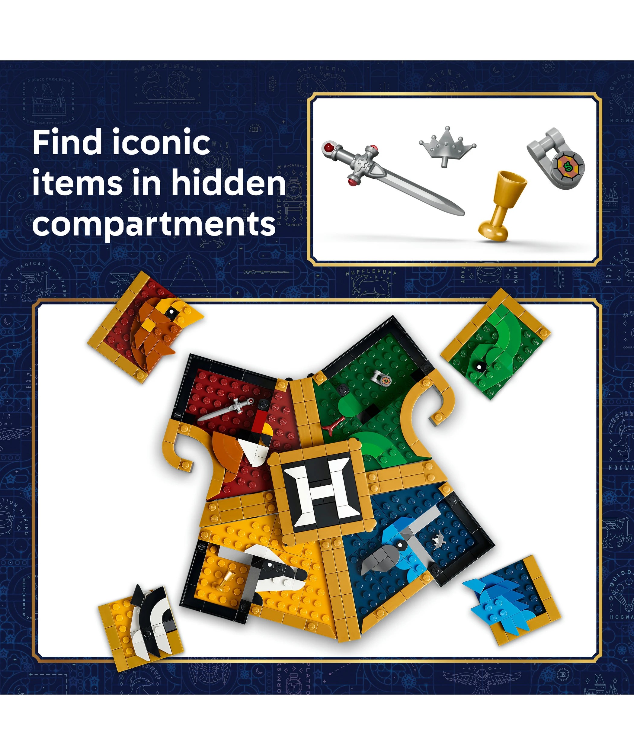 6 LEGO Harry Potter Hogwarts House Crest 76462, 6 of 9