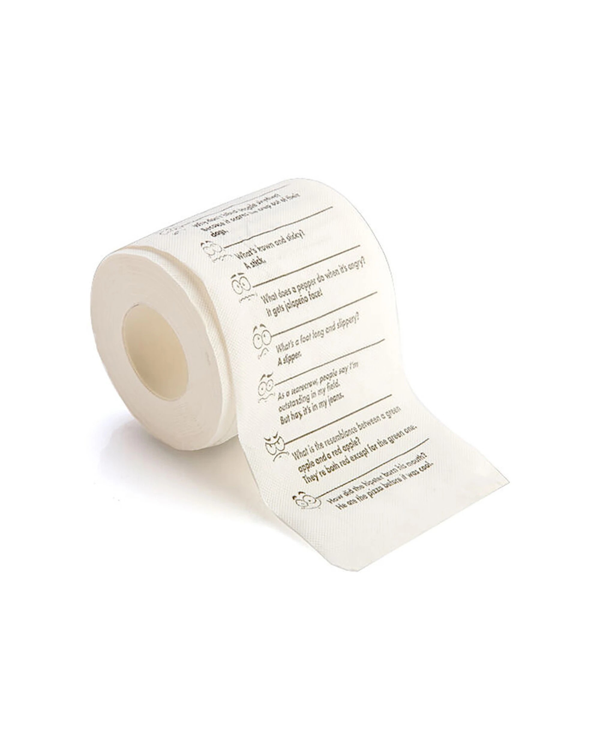 3 Koolface 4PK Toilet Bathroom Paper Tissue Roll Crap Jokes Printed 3ply - White, 3 of 7