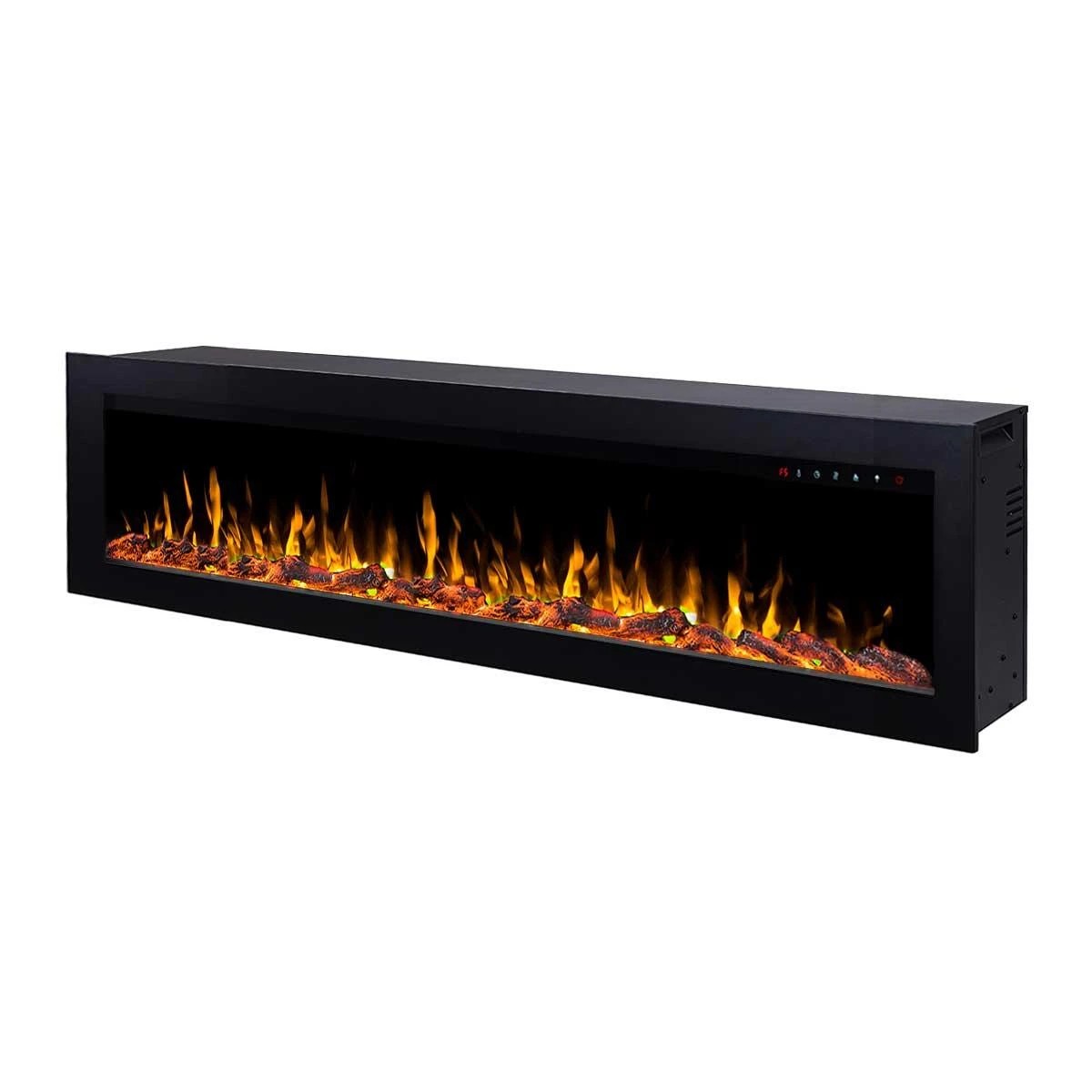 4 Moda Living Sonata 60 inch Electric Fireplace - Black, 4 of 6