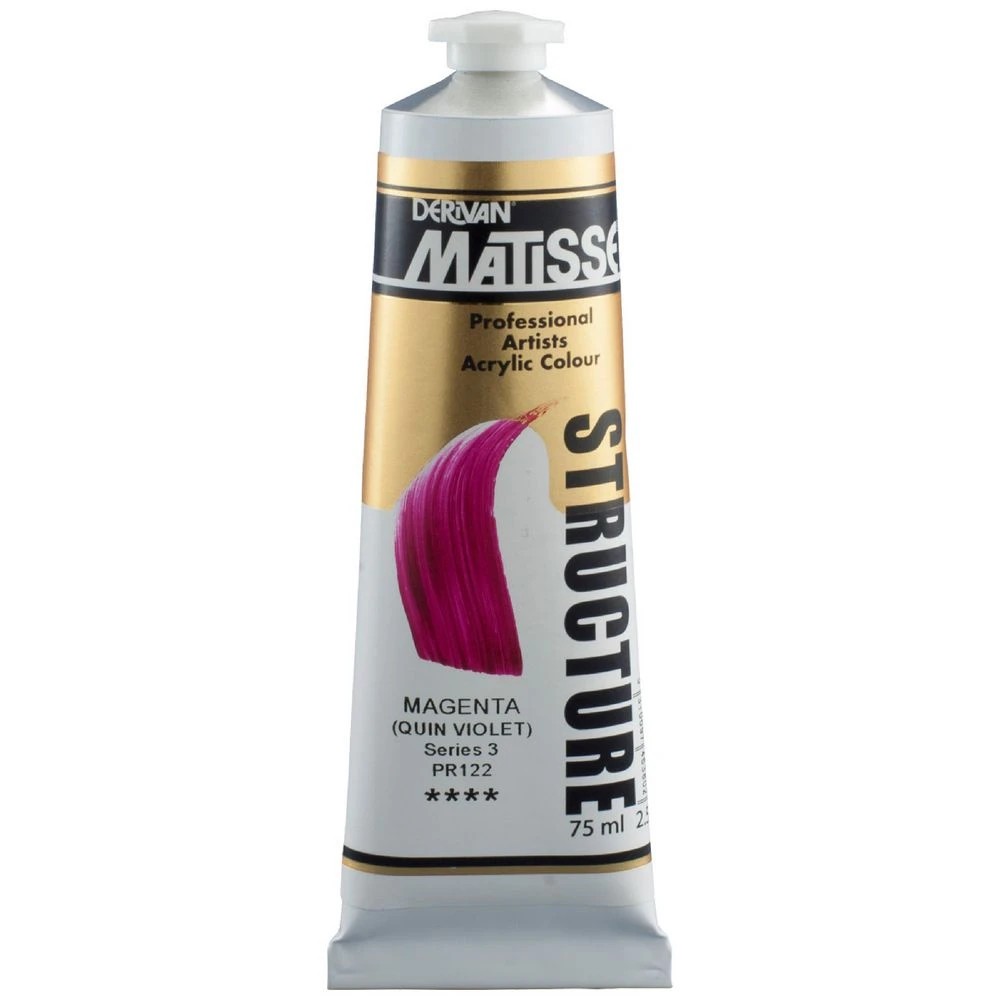 1 Derivan Matisse Structure Paint 75mL Magenta S3, 1 of 2