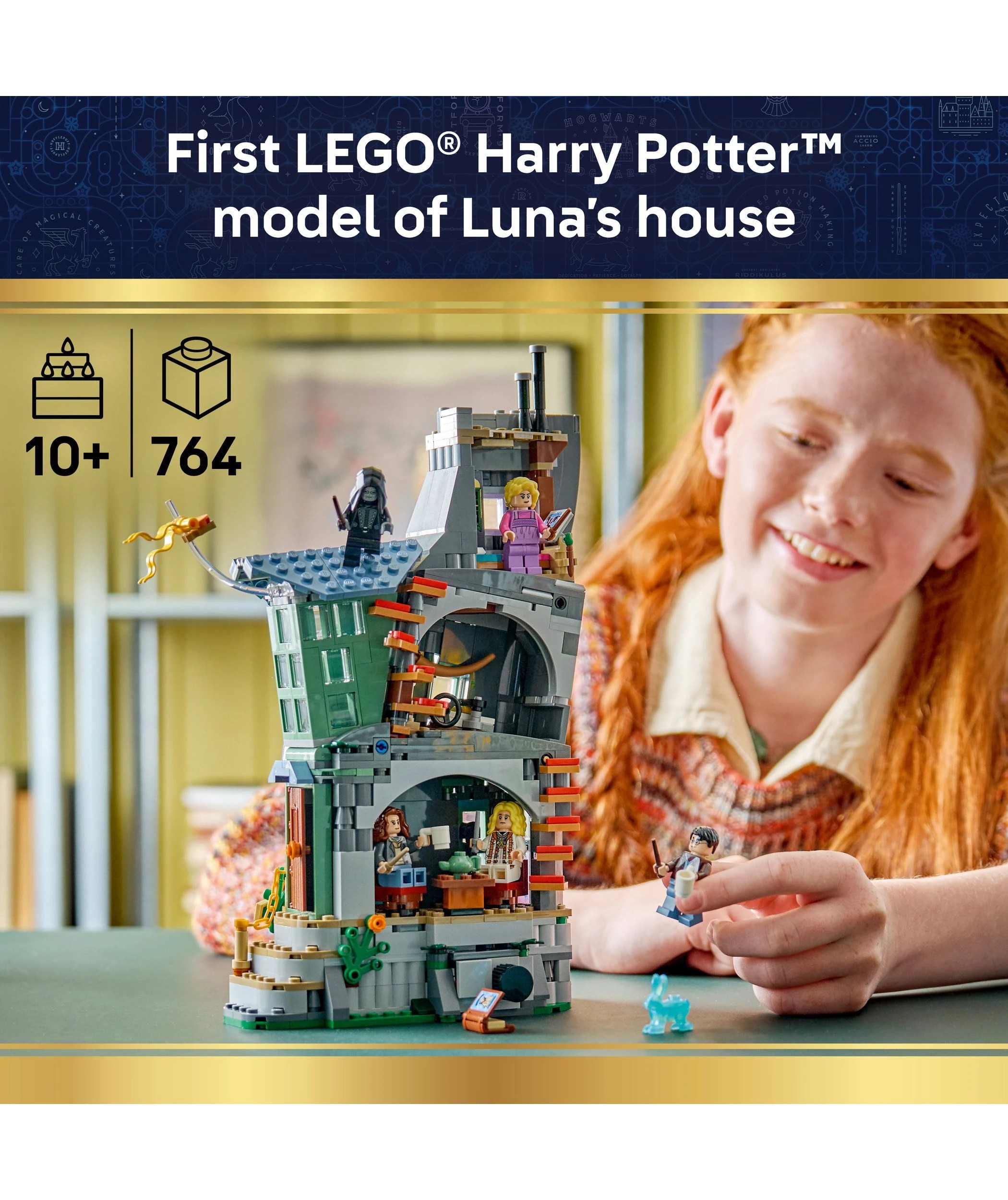 3 LEGO Harry Potter Luna Lovegood's House 76467, 3 of 10
