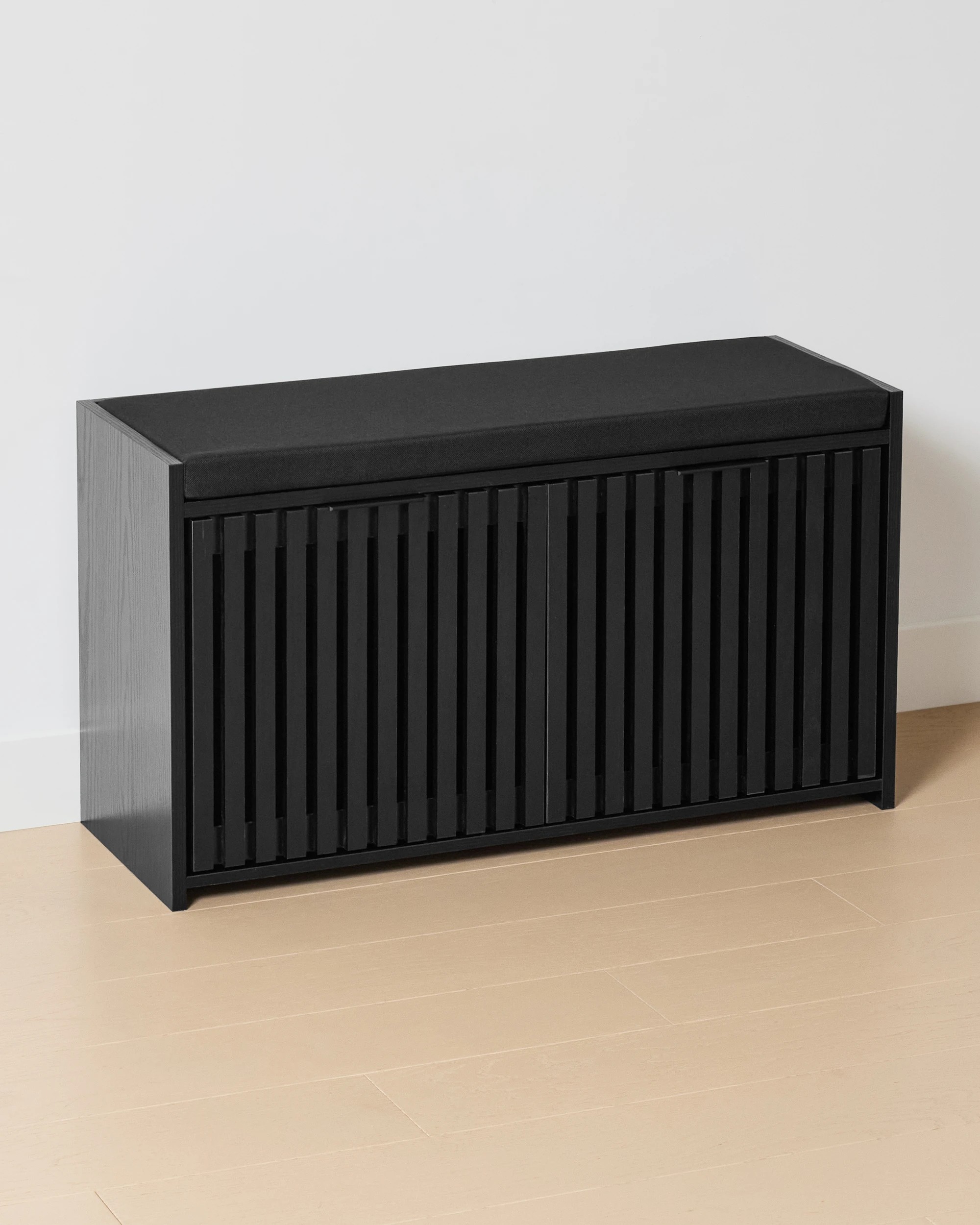 2 Nate Shoe Bench - Black, 2 of 8