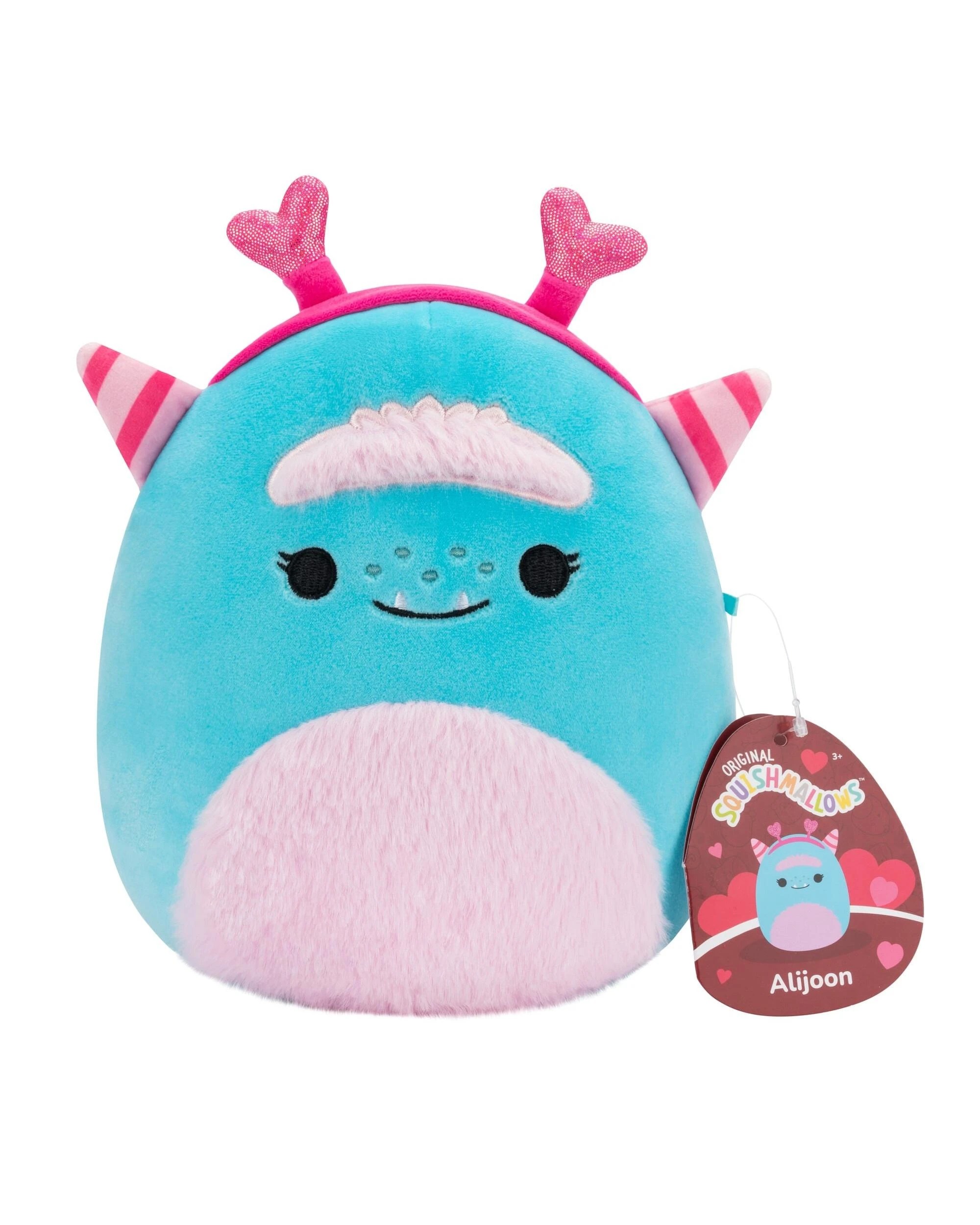 1 Squishmallows Valentines Alijoon the Monster 7.5 inch Plush - Multi, 1 of 5