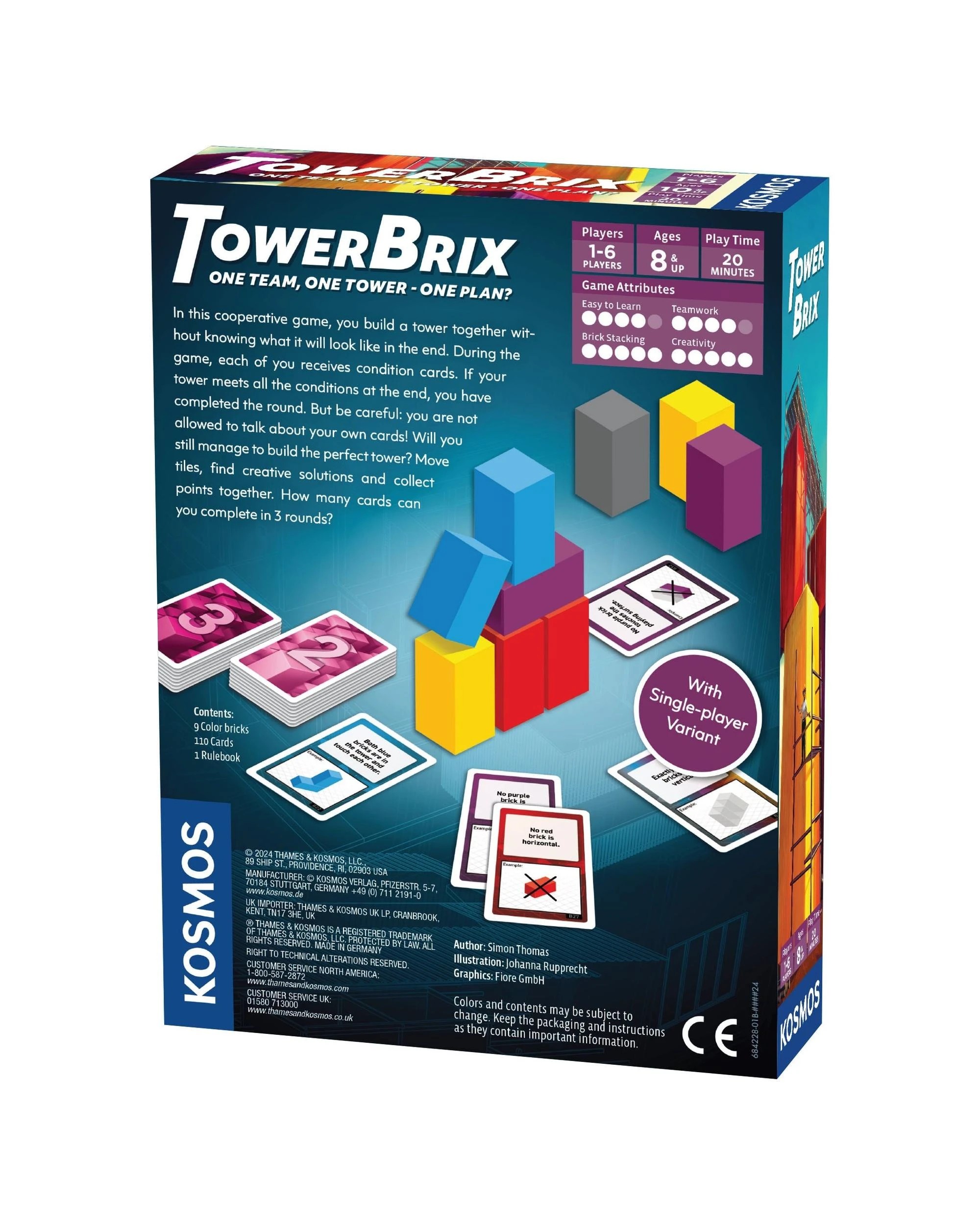 3 TowerBrix Board Game, 3 of 3