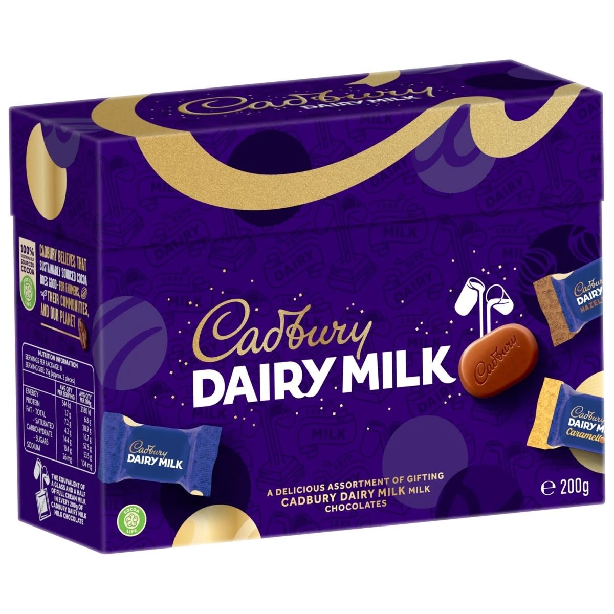 1 Cadbury Dairy Milk Giftbox 200g